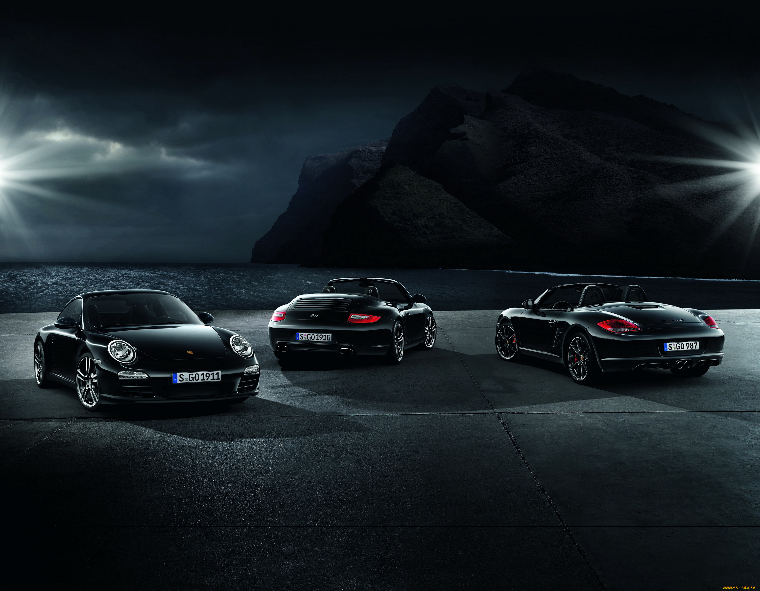 2011, porsche, boxster, black, edition, автомобили