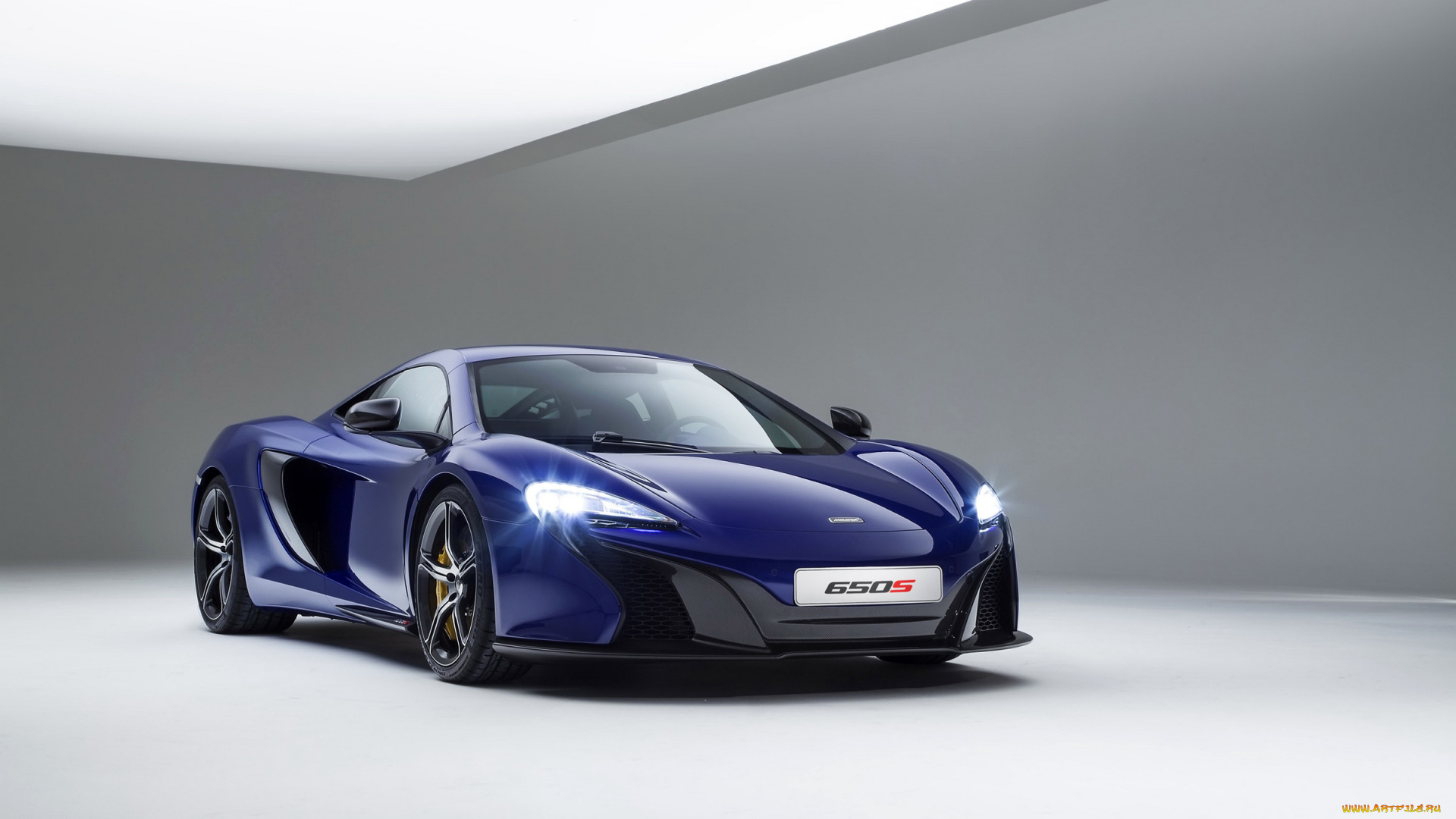 2014, mclaren, 650s, автомобили, mclaren, синий, металлик