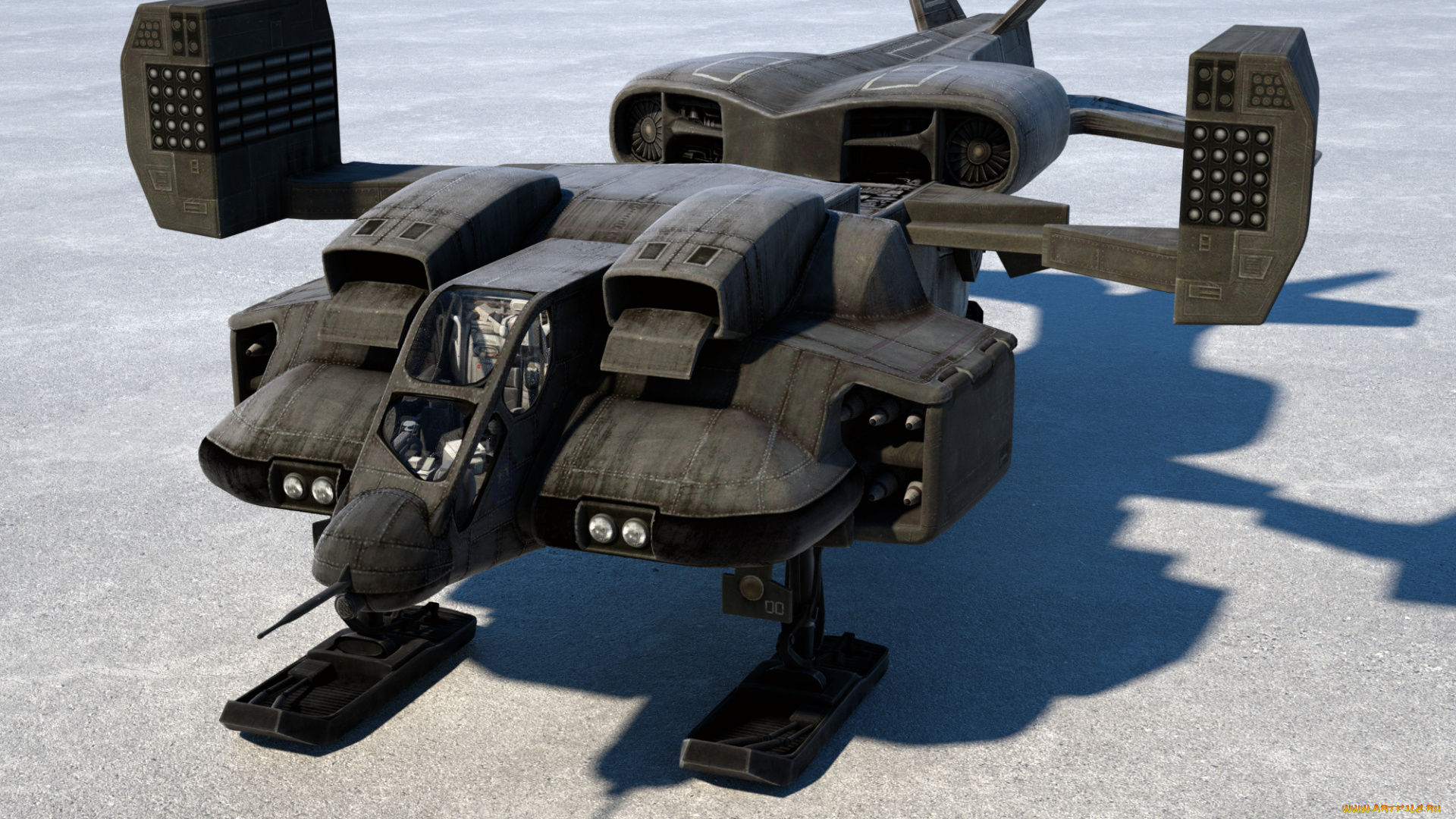 3д, графика, modeling, , моделирование, самолет