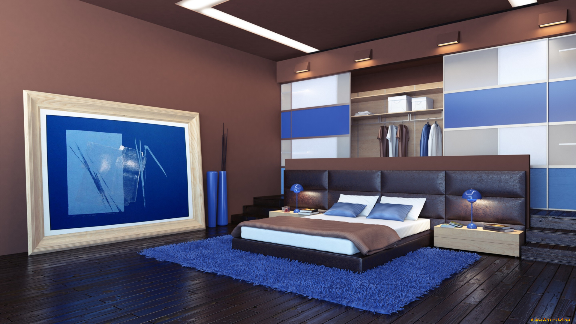 3д, графика, realism, , реализм, комната, дизайн, стиль, интерьер, спальня