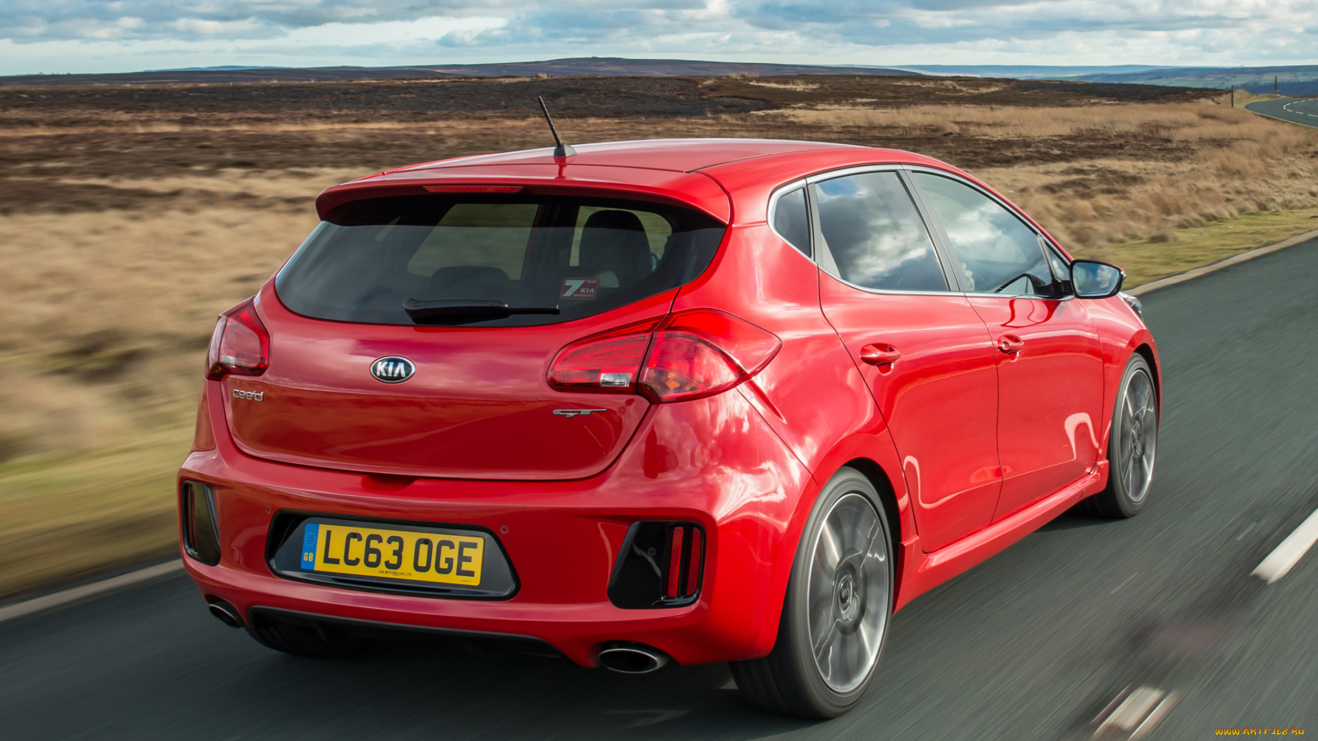 автомобили, kia, ceed, красный, 2013, uk-spec, gt