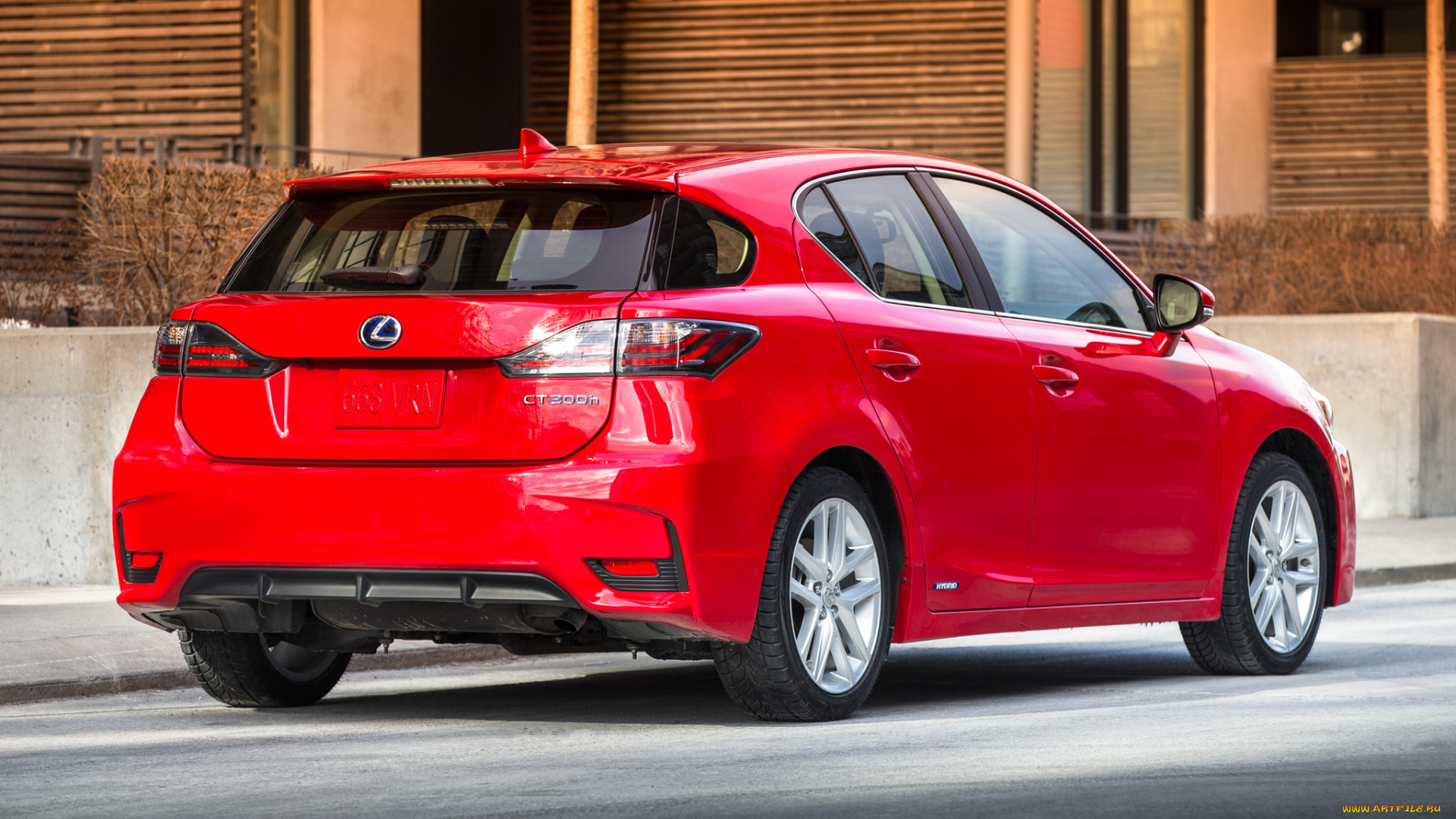 автомобили, lexus, ct, 200h, 2014, красный