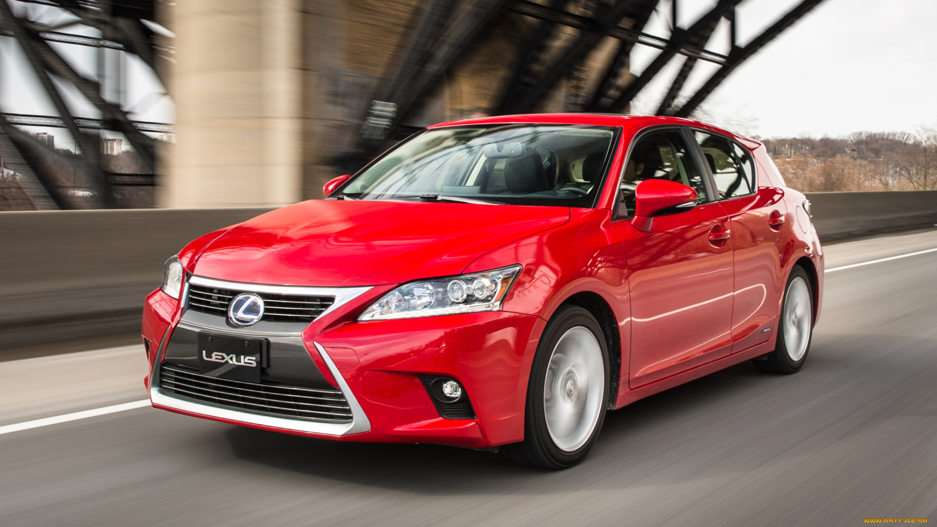 автомобили, lexus, ct, 200h, 2014, красный