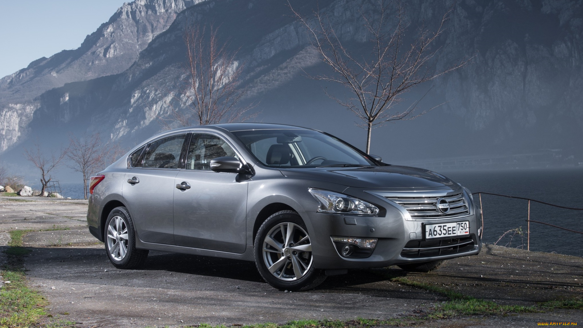 автомобили, nissan, datsun, l33, teana, темный, 2014