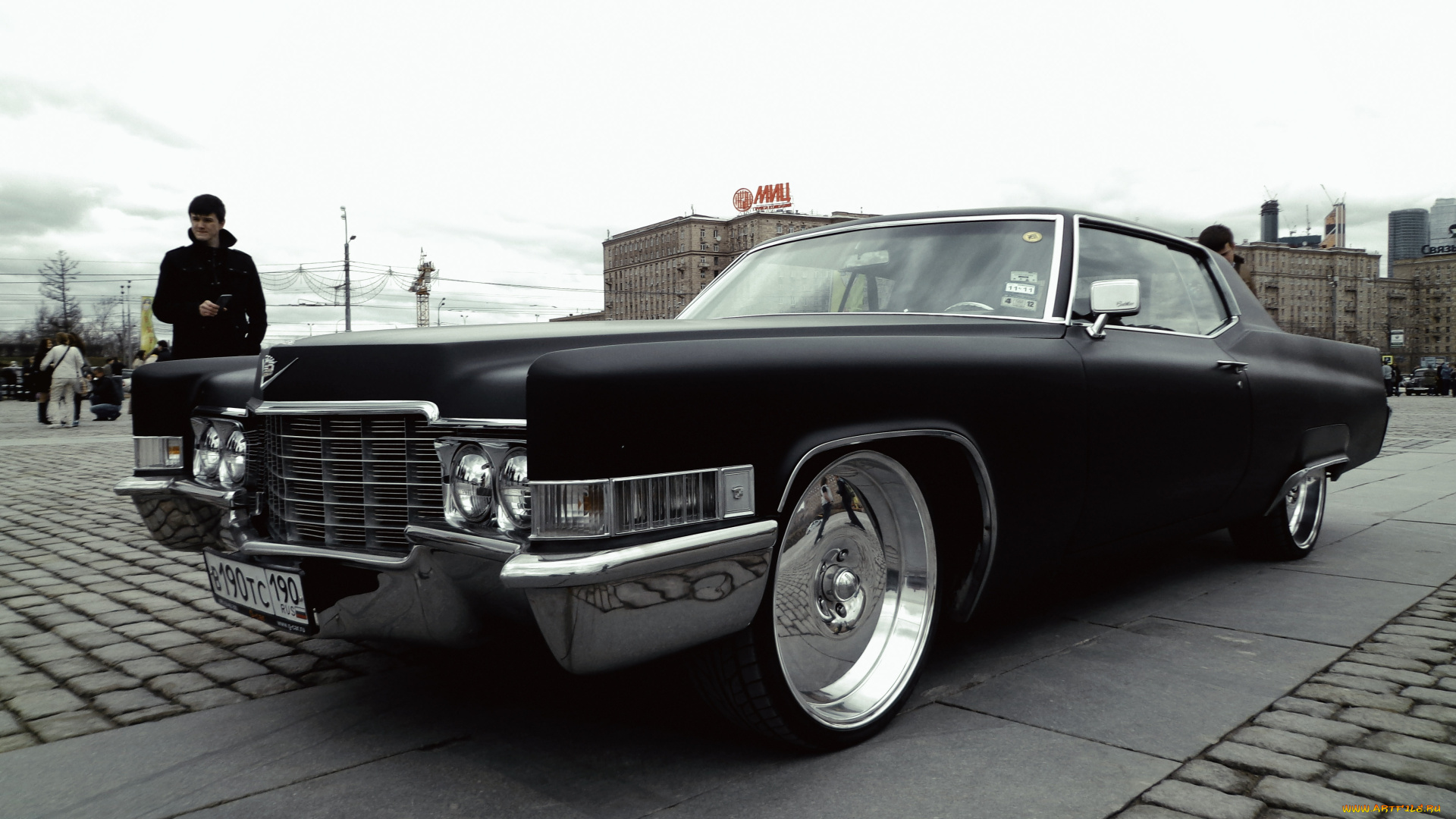 автомобили, выставки, и, уличные, фото, cadillac, черный