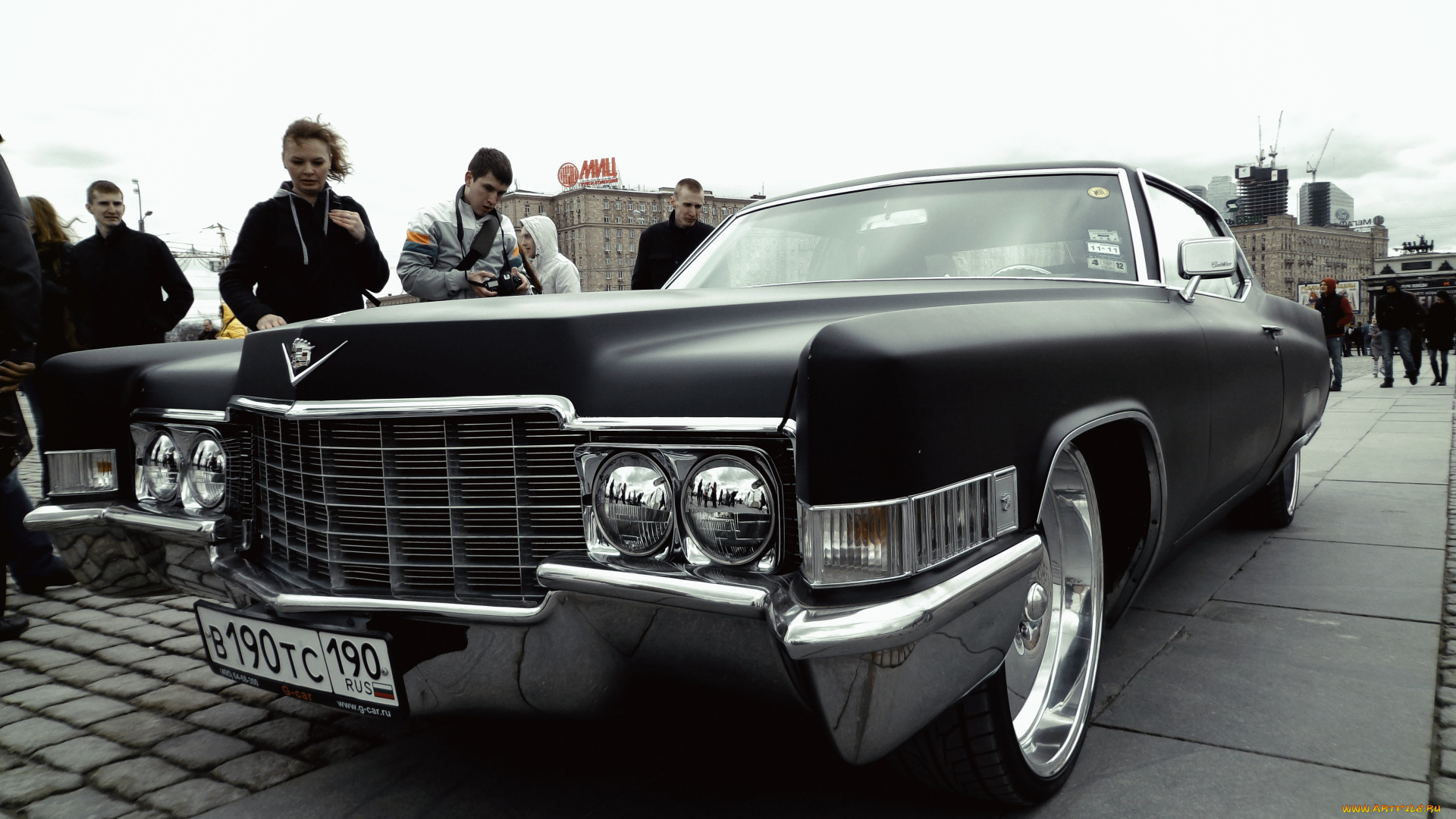 автомобили, выставки, и, уличные, фото, cadillac, черный