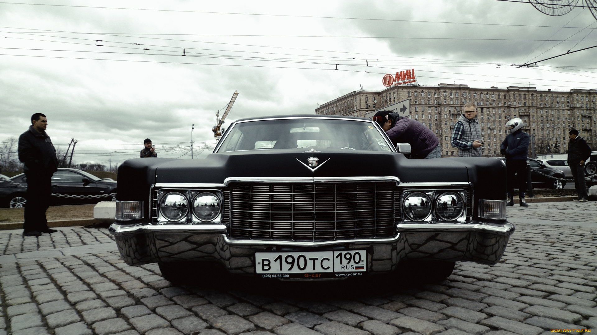 автомобили, выставки, и, уличные, фото, черный, cadillac