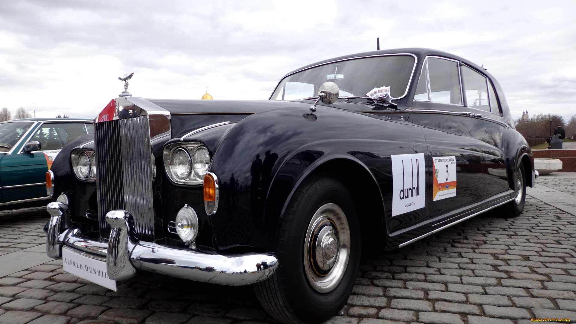 автомобили, выставки, и, уличные, фото, черный, rolls-royce