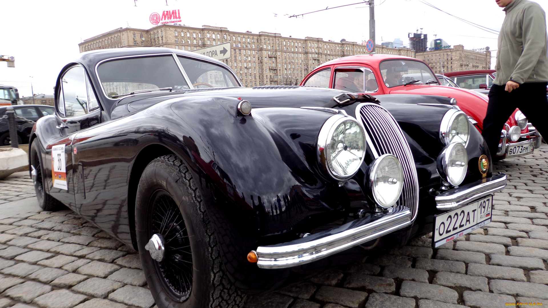 автомобили, выставки, и, уличные, фото, jaguar, черный