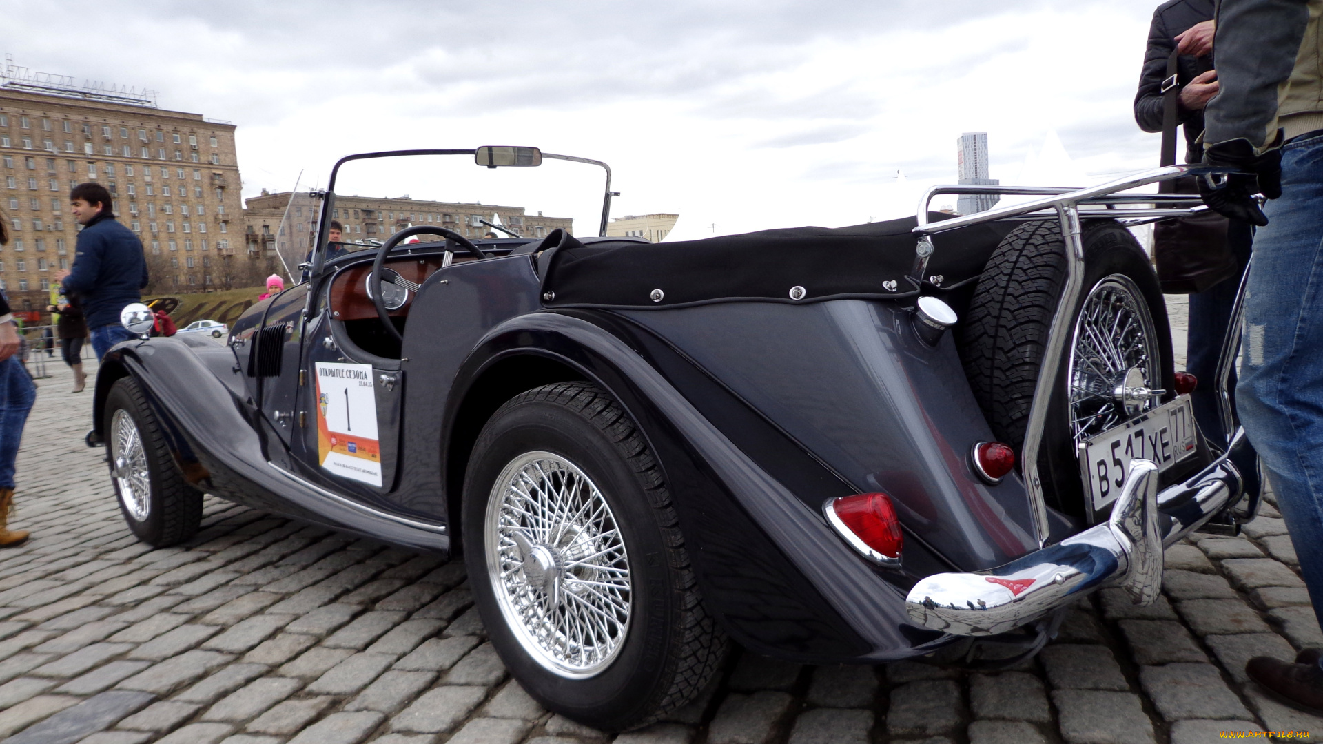 автомобили, выставки, и, уличные, фото, morgan, черный