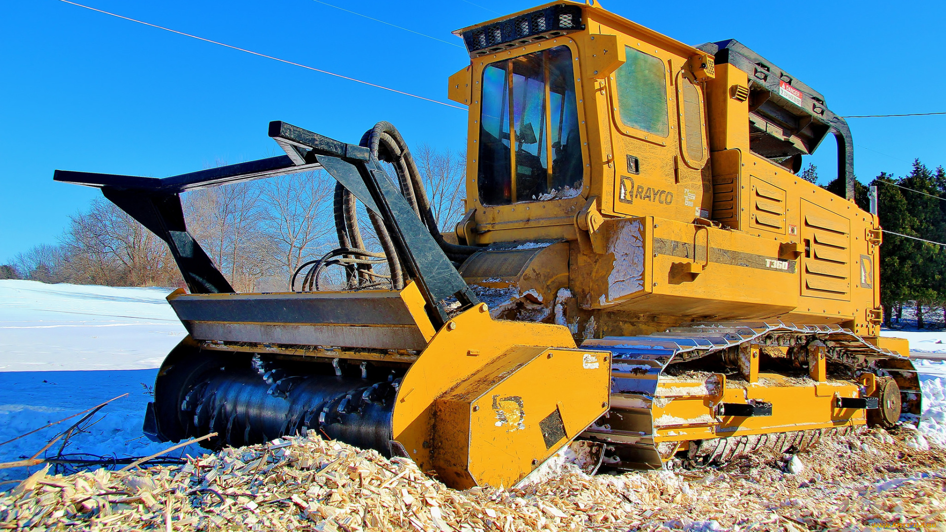 brush, buster, техника, другое, ротор, мусороуборщик, гусеничный