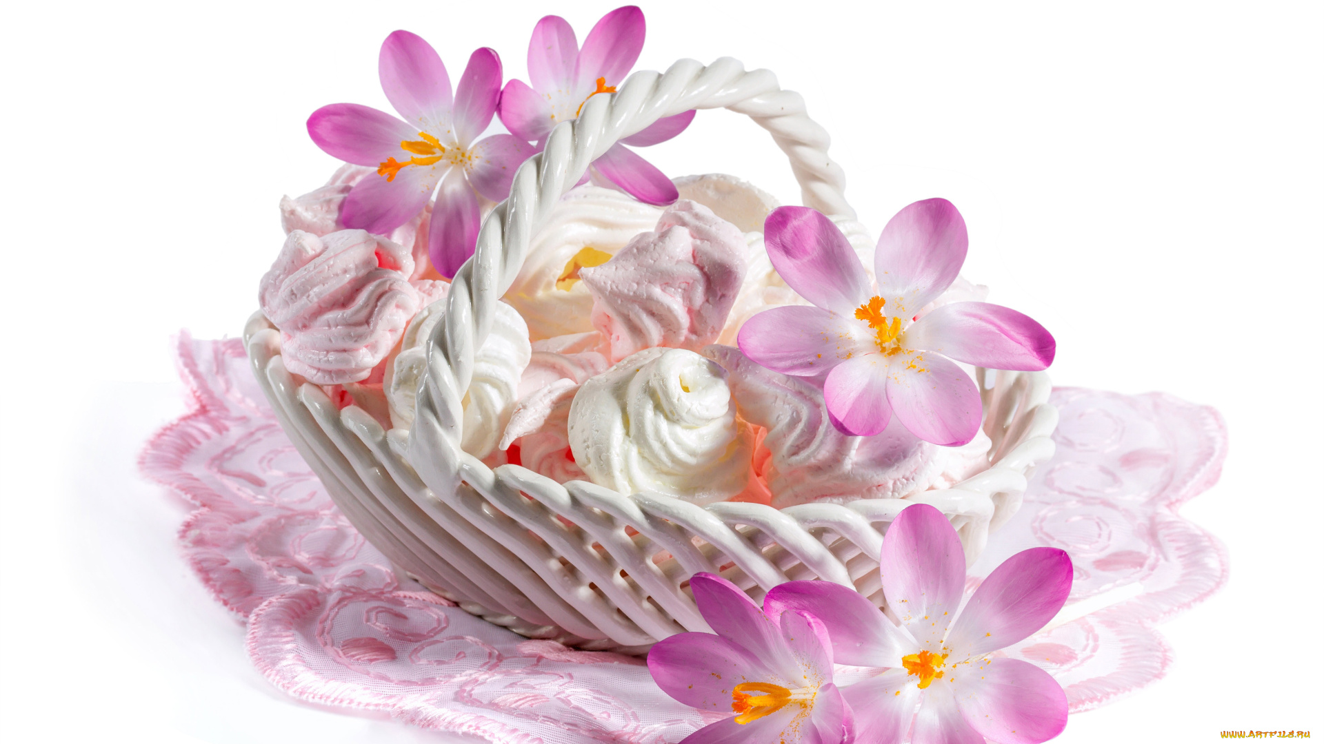 еда, пирожные, , кексы, , печенье, меренги, крокусы