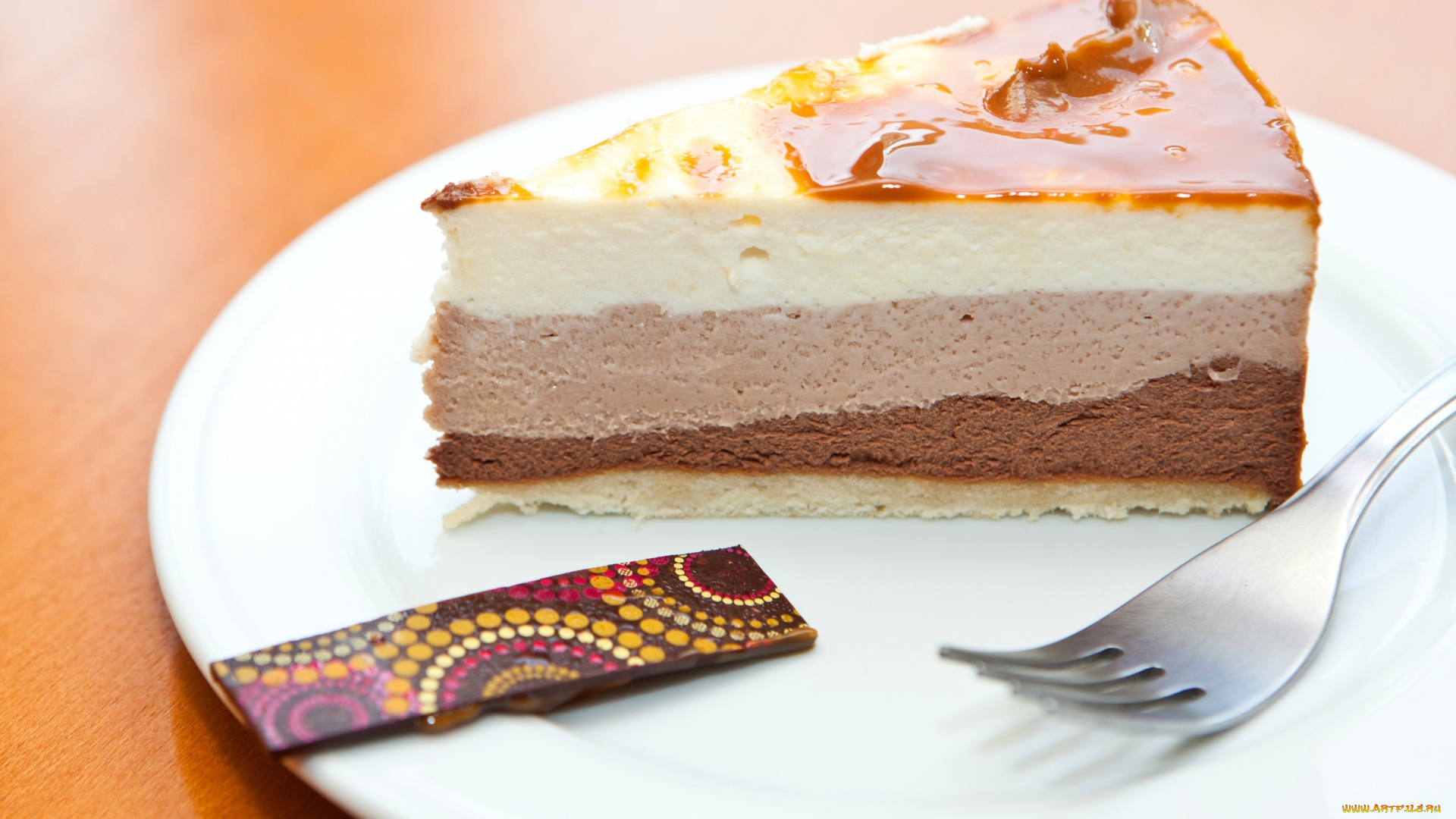 еда, торты, десерт, вилка, пирожное, тарелка, крем, карамель, кусочек, торт, сладкое