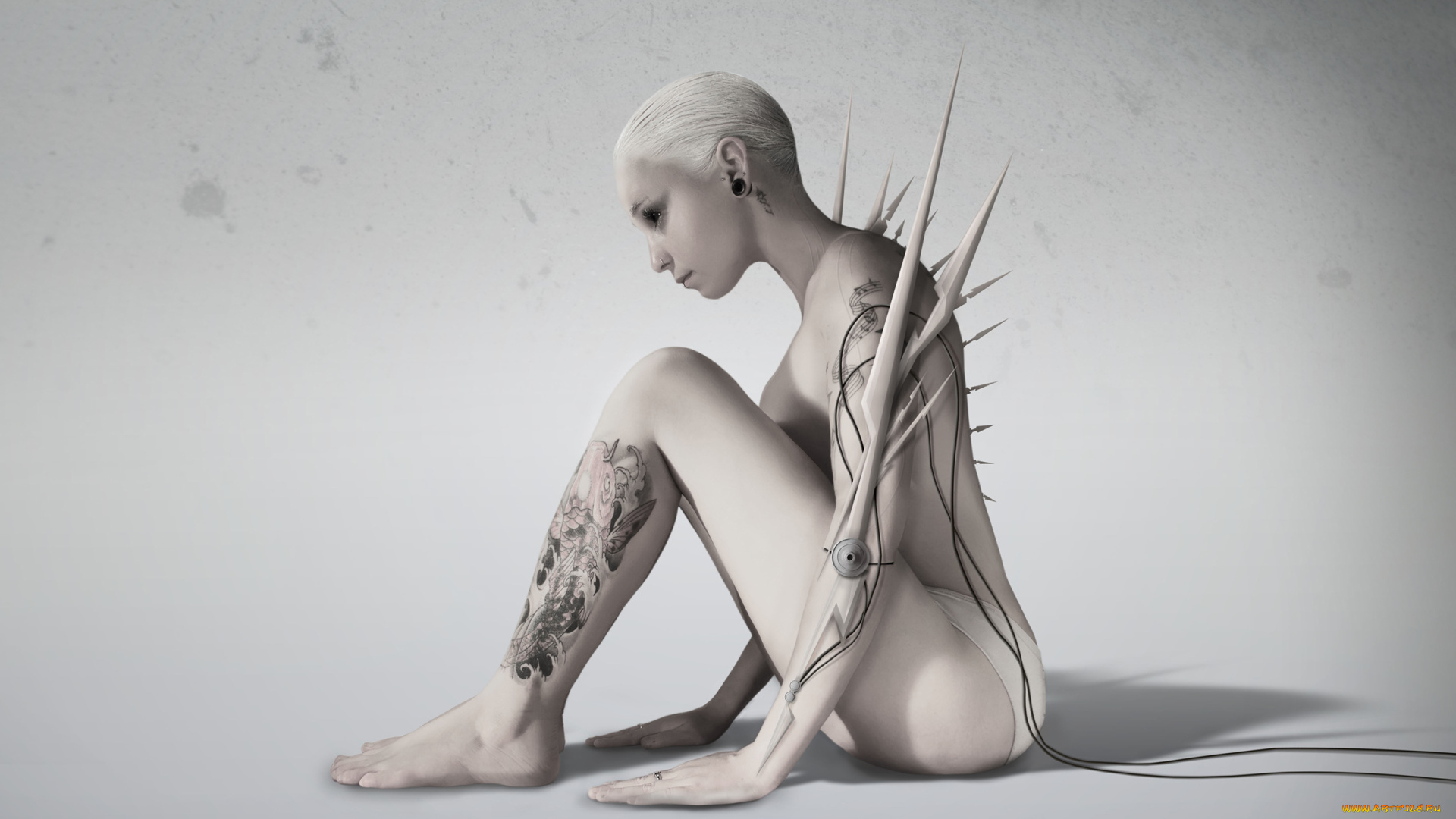 фэнтези, фотоарт, тату