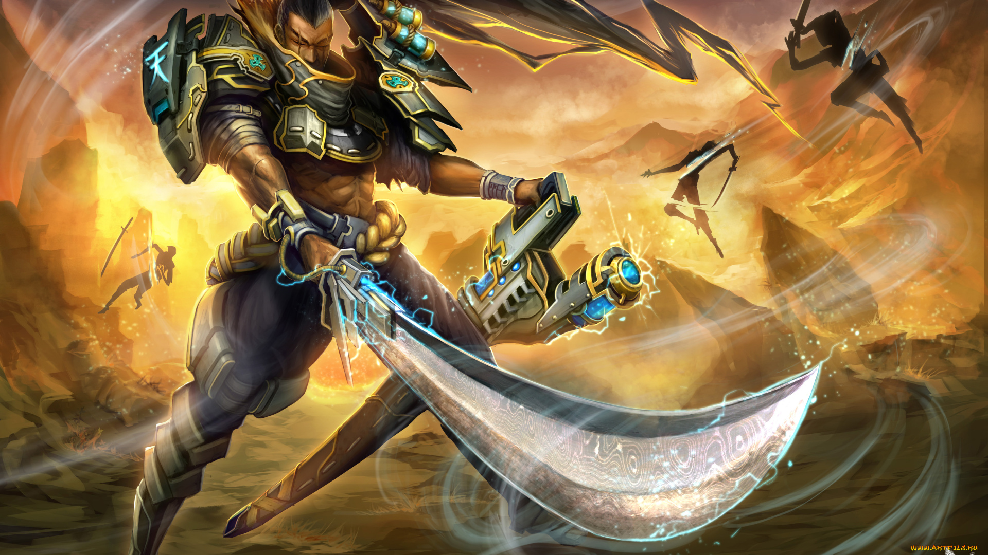 league, of, legends, видео, игры, league, of, legends, сражение, меч, windthrift, yasuo