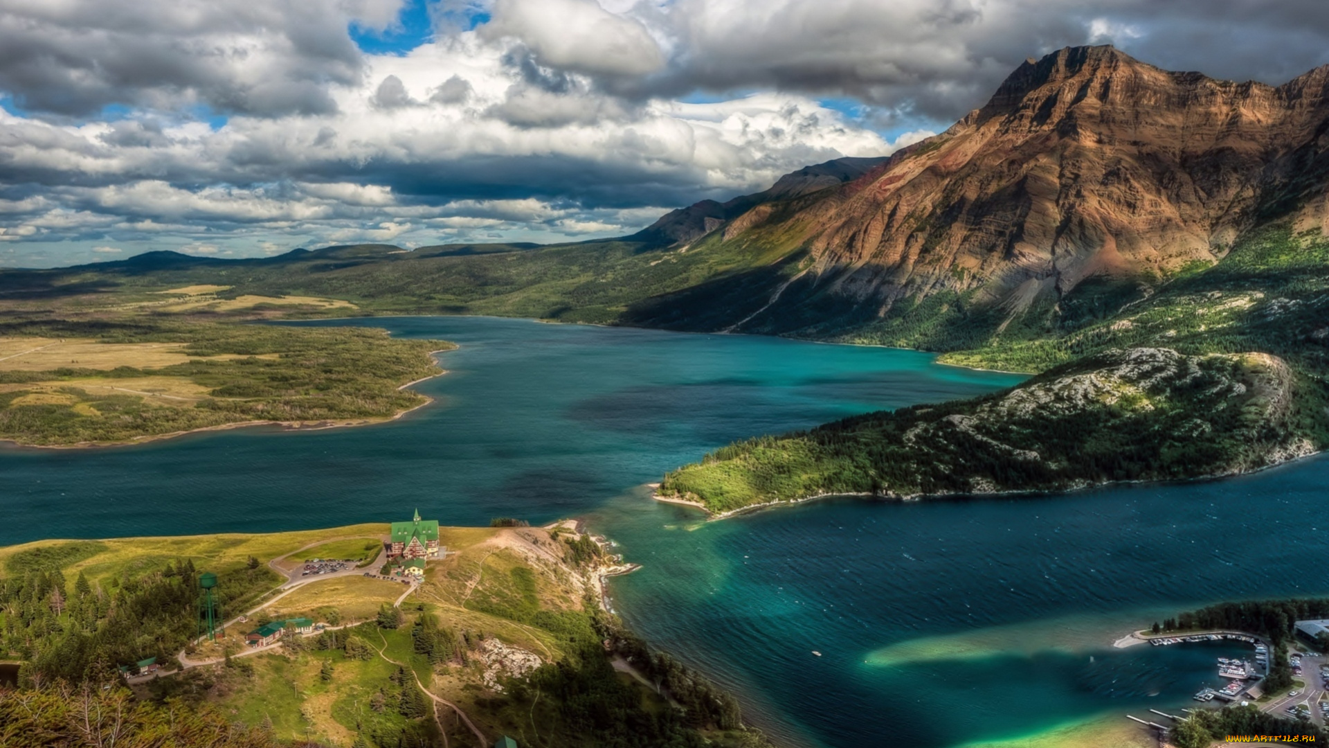 природа, реки, озера, озеро, горы, пейзаж