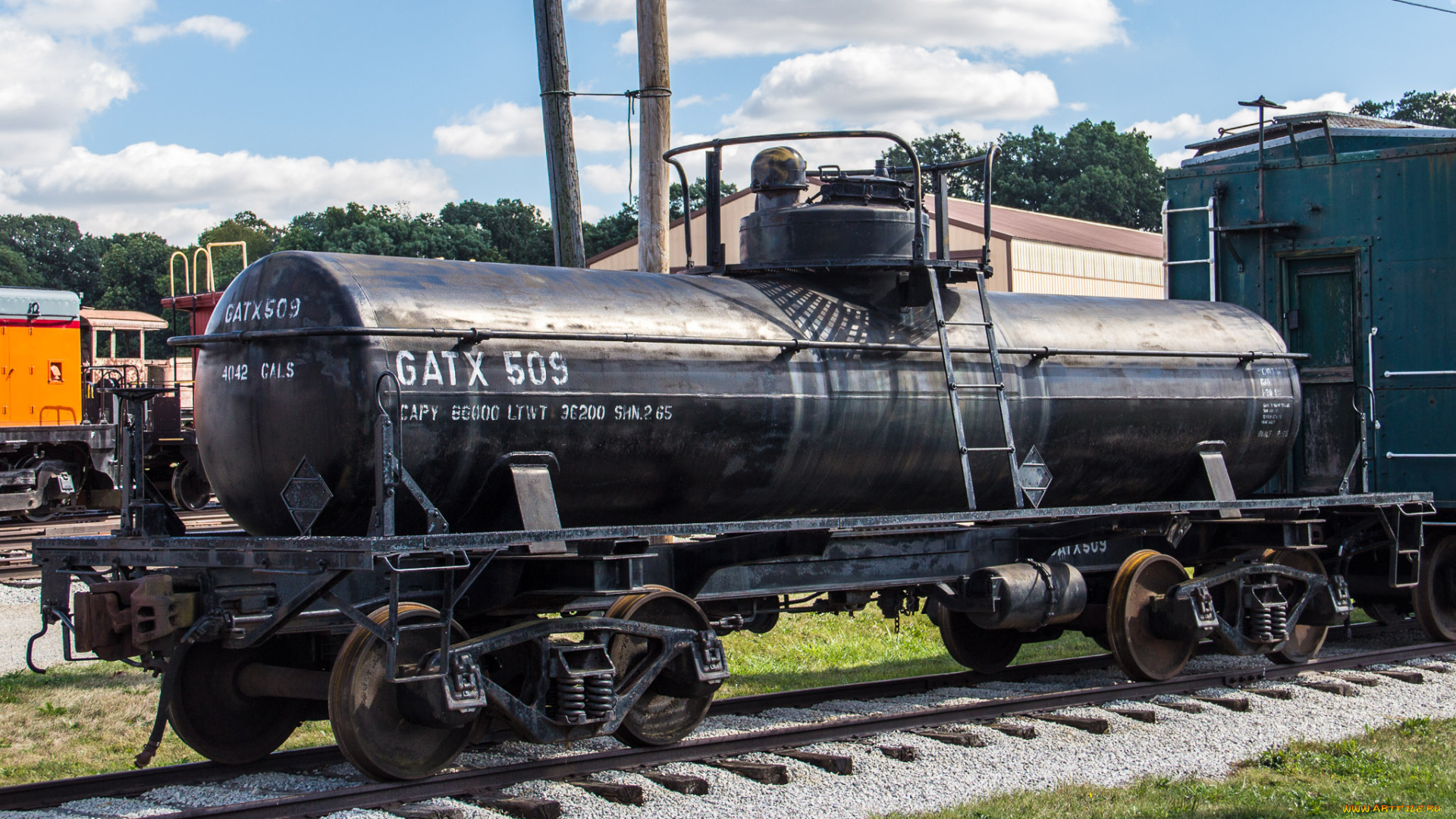 техника, вагоны, цистерна, железнодорожная