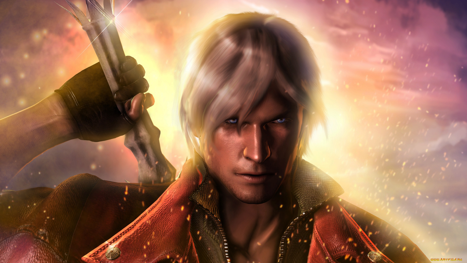 видео, игры, devil, may, cry, 4, devil, may, cry, 4, парень, оружие, взгляд