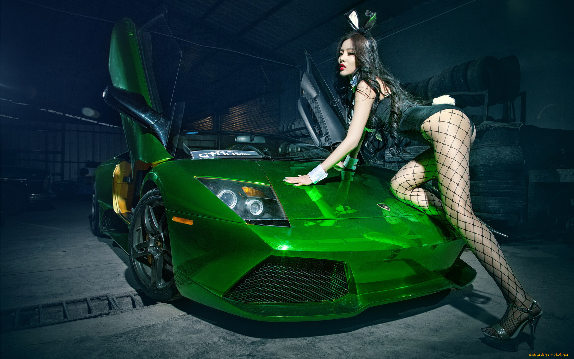 автомобили, авто, с, девушками, девушка, автомобиль, азиатка