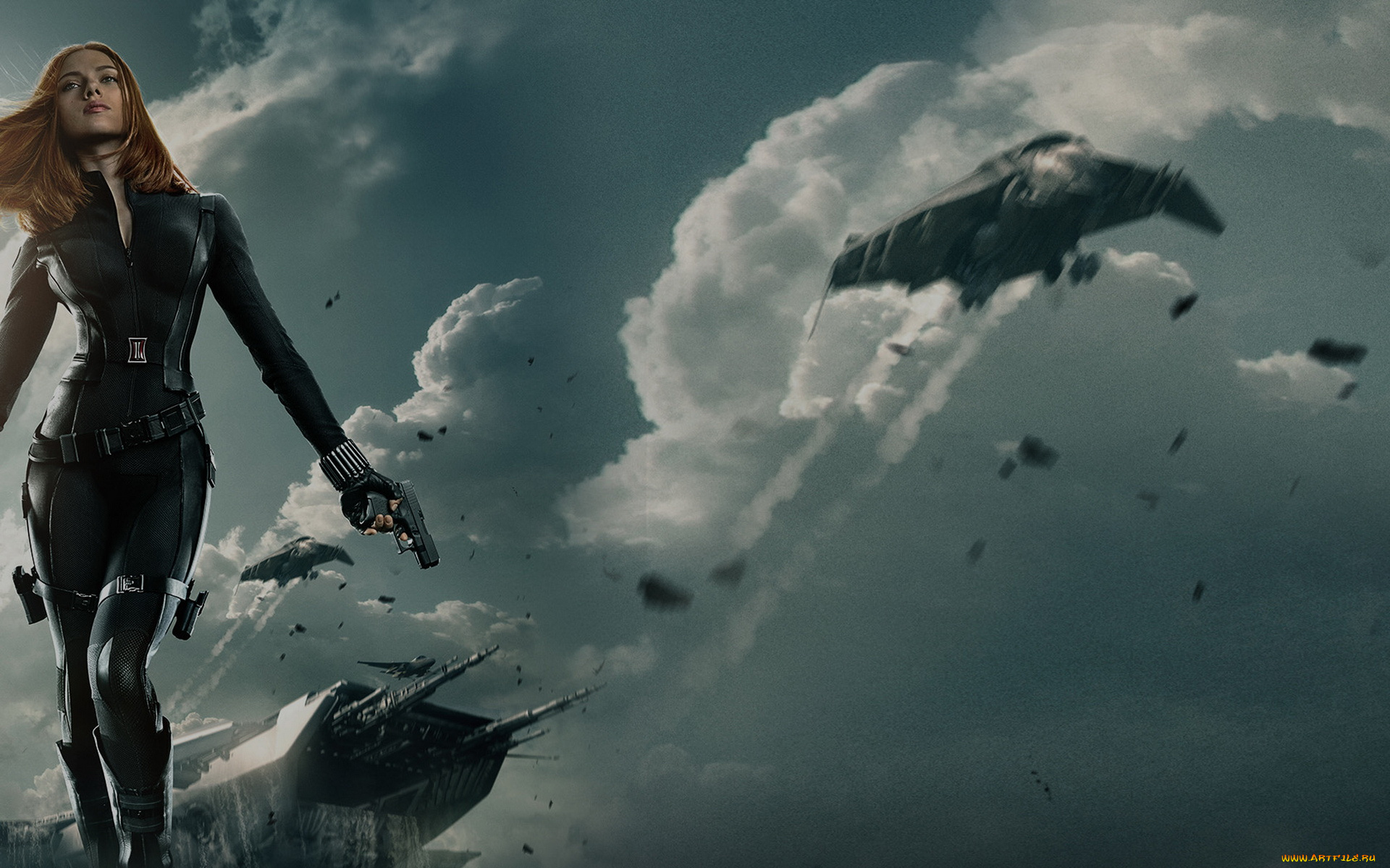 кино, фильмы, captain, america, , the, winter, soldier, оружие, девушка