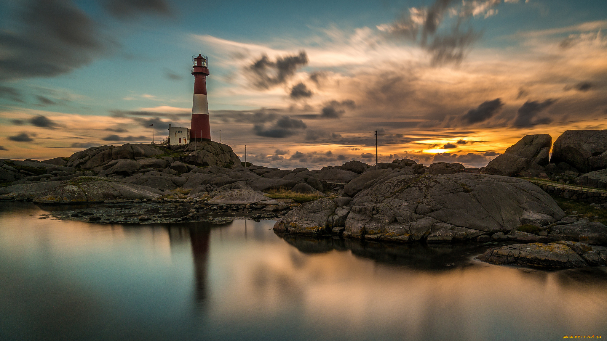 природа, маяки, побережьье, океан, маяк
