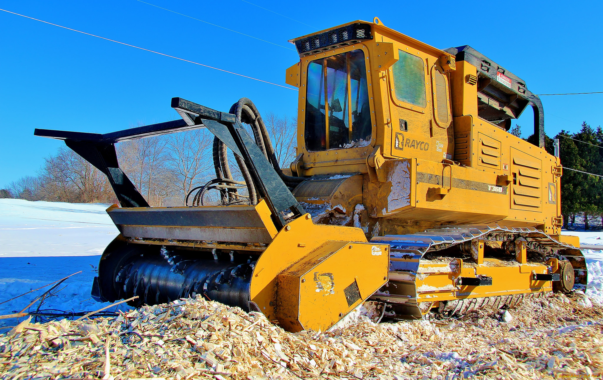 brush, buster, техника, другое, ротор, мусороуборщик, гусеничный