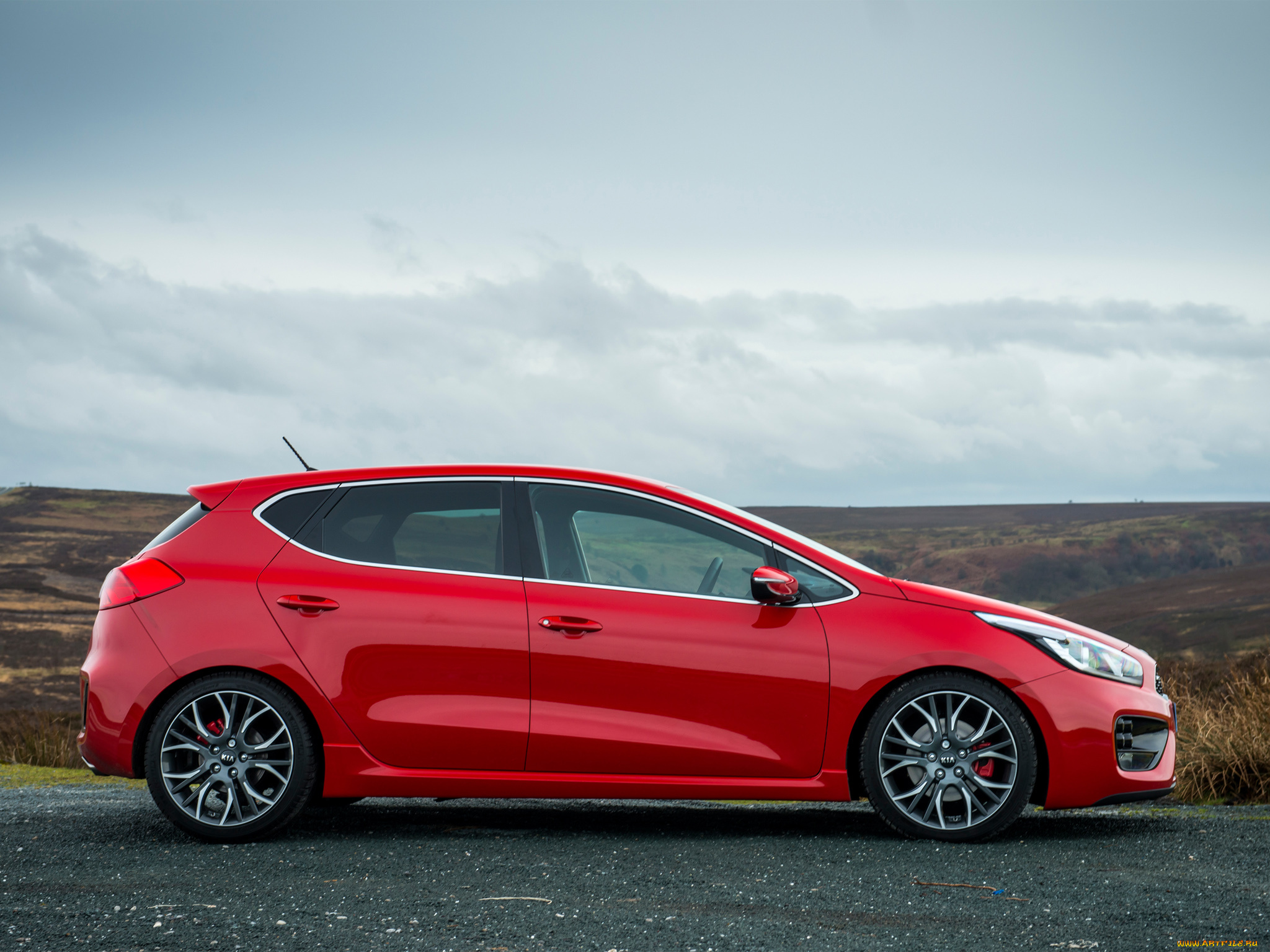 автомобили, kia, ceed, gt, uk-spec, 2013, красный