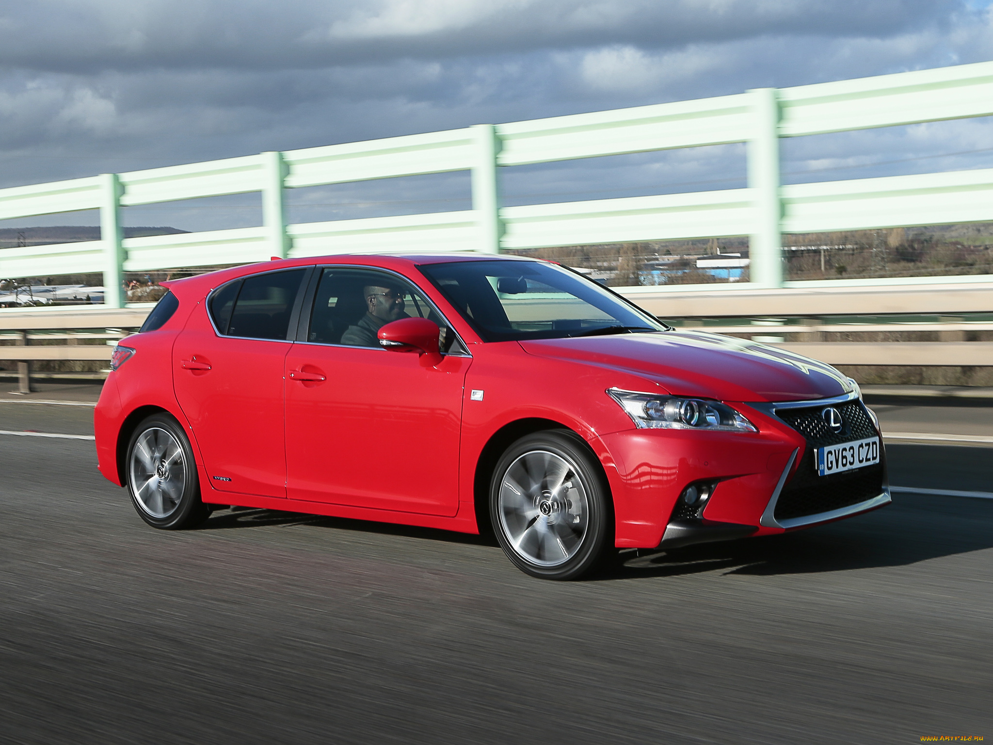 автомобили, lexus, ct, 200h, f-sport, uk-spec, 2014, красный