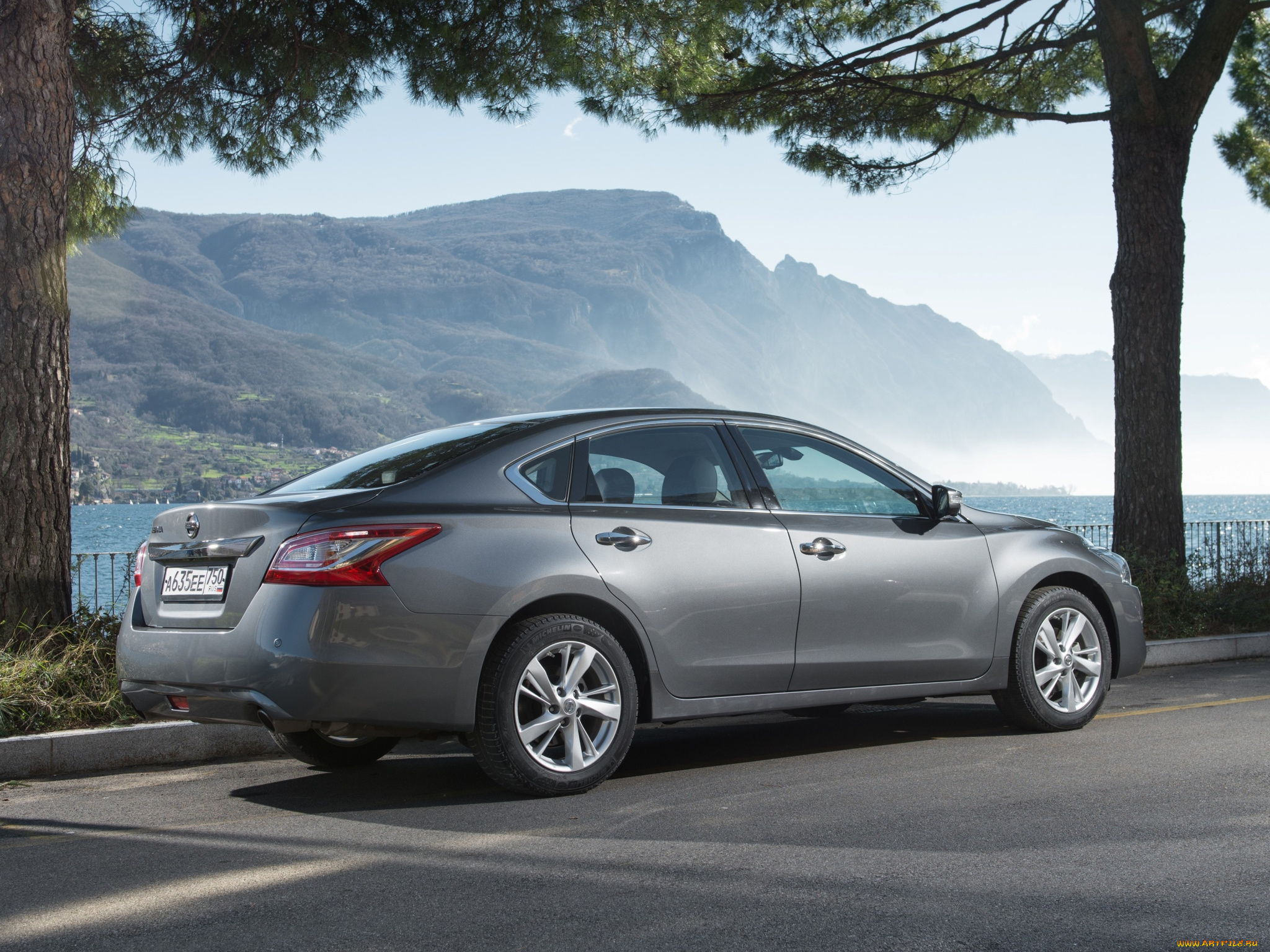 автомобили, nissan, datsun, 2014, l33, teana, темный