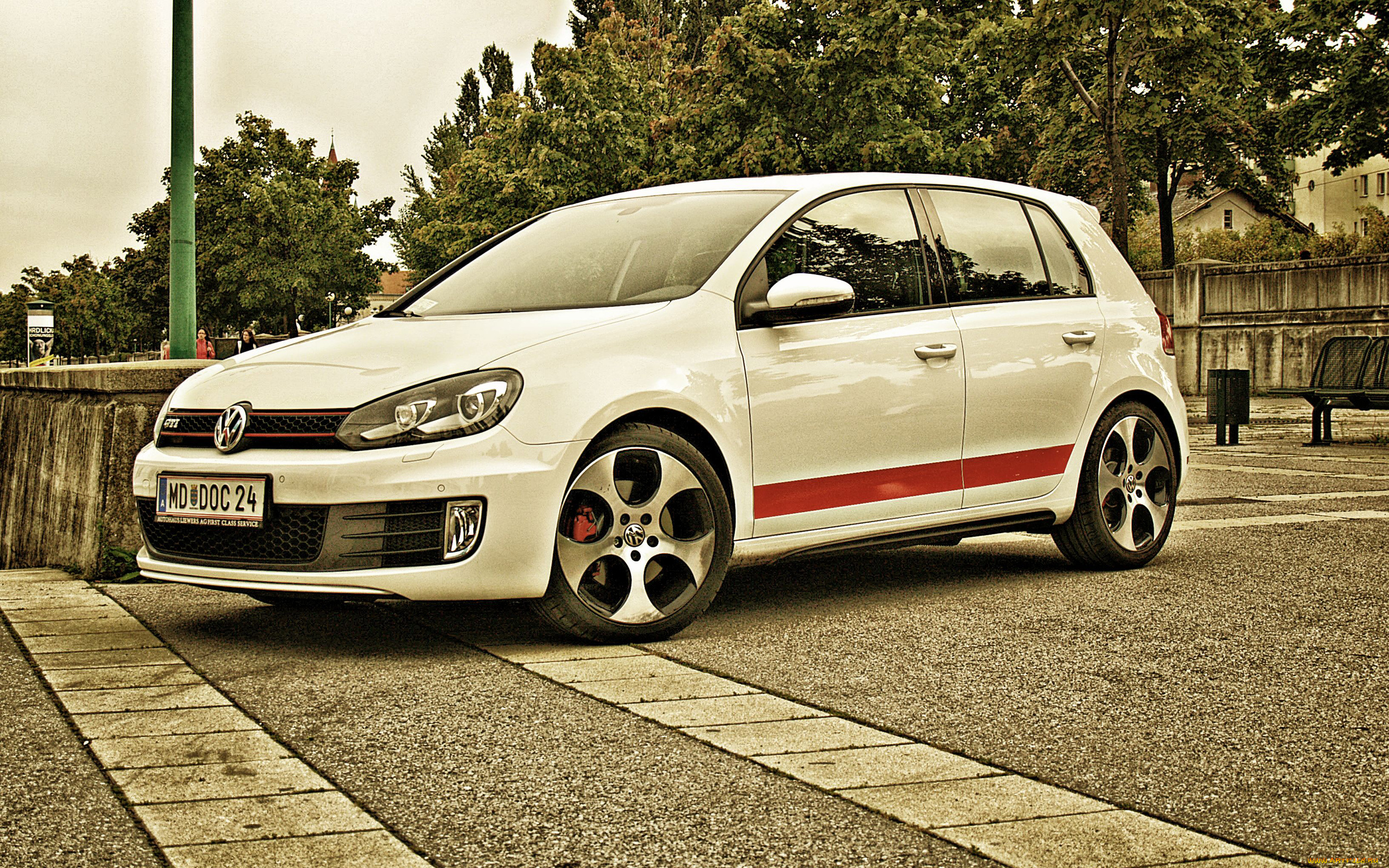 автомобили, volkswagen, белый