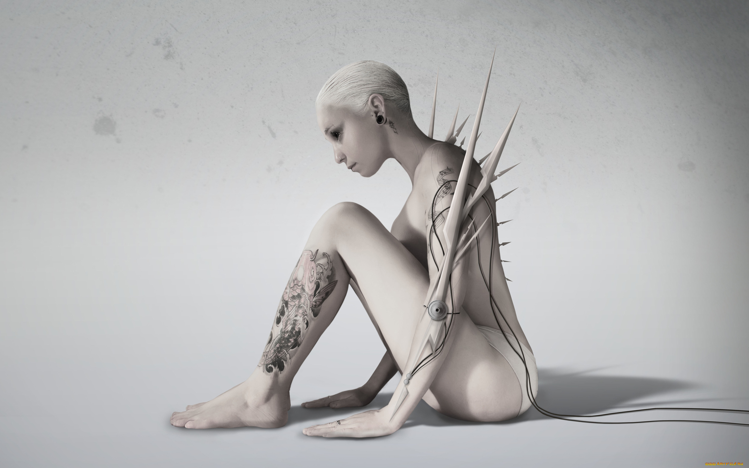 фэнтези, фотоарт, тату