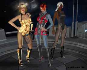 Картинка 3д+графика fantasy+ фантазия девушки взгляд