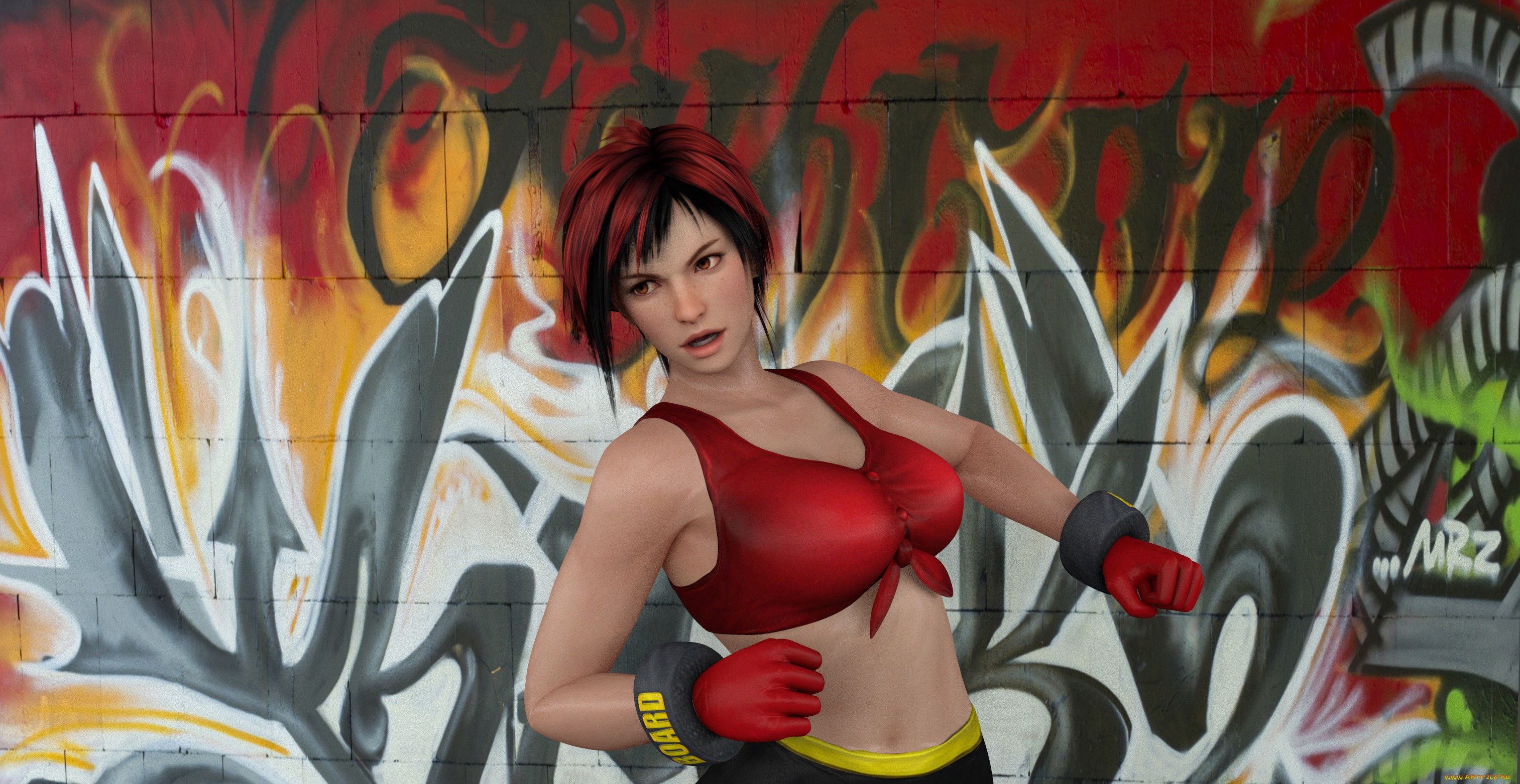 3д, графика, people, , люди, граффити, девушка