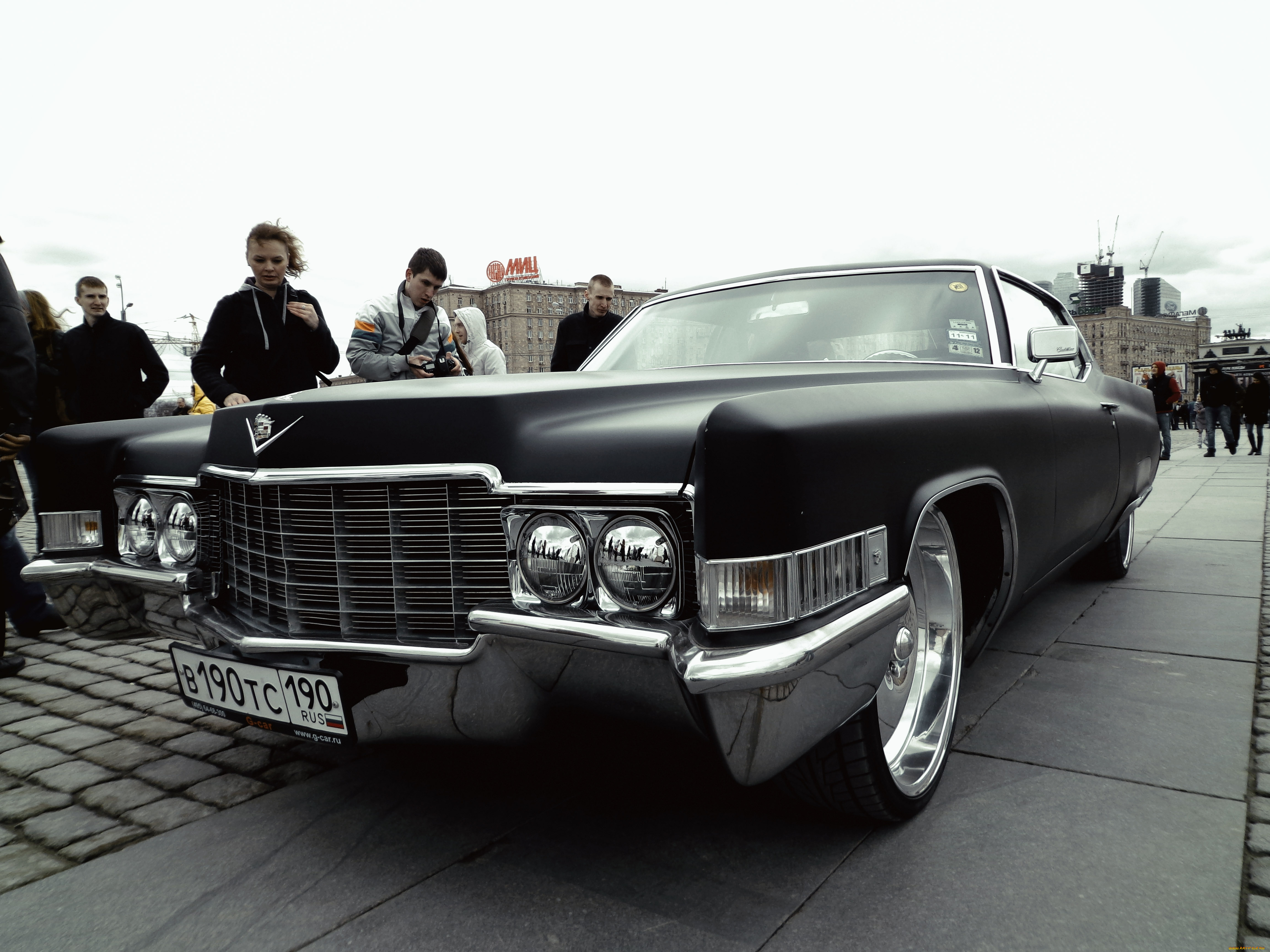 автомобили, выставки, и, уличные, фото, cadillac, черный