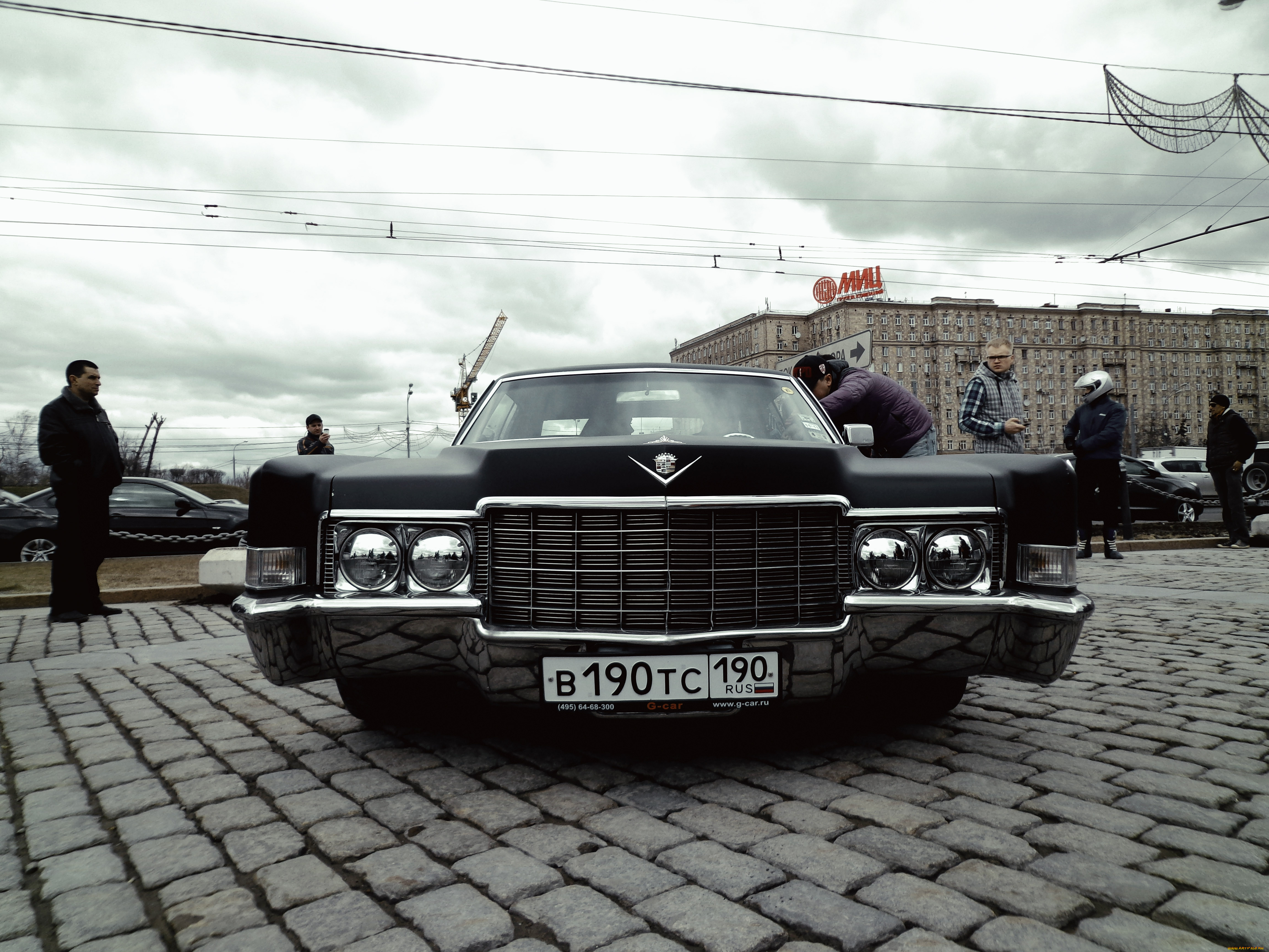 автомобили, выставки, и, уличные, фото, черный, cadillac