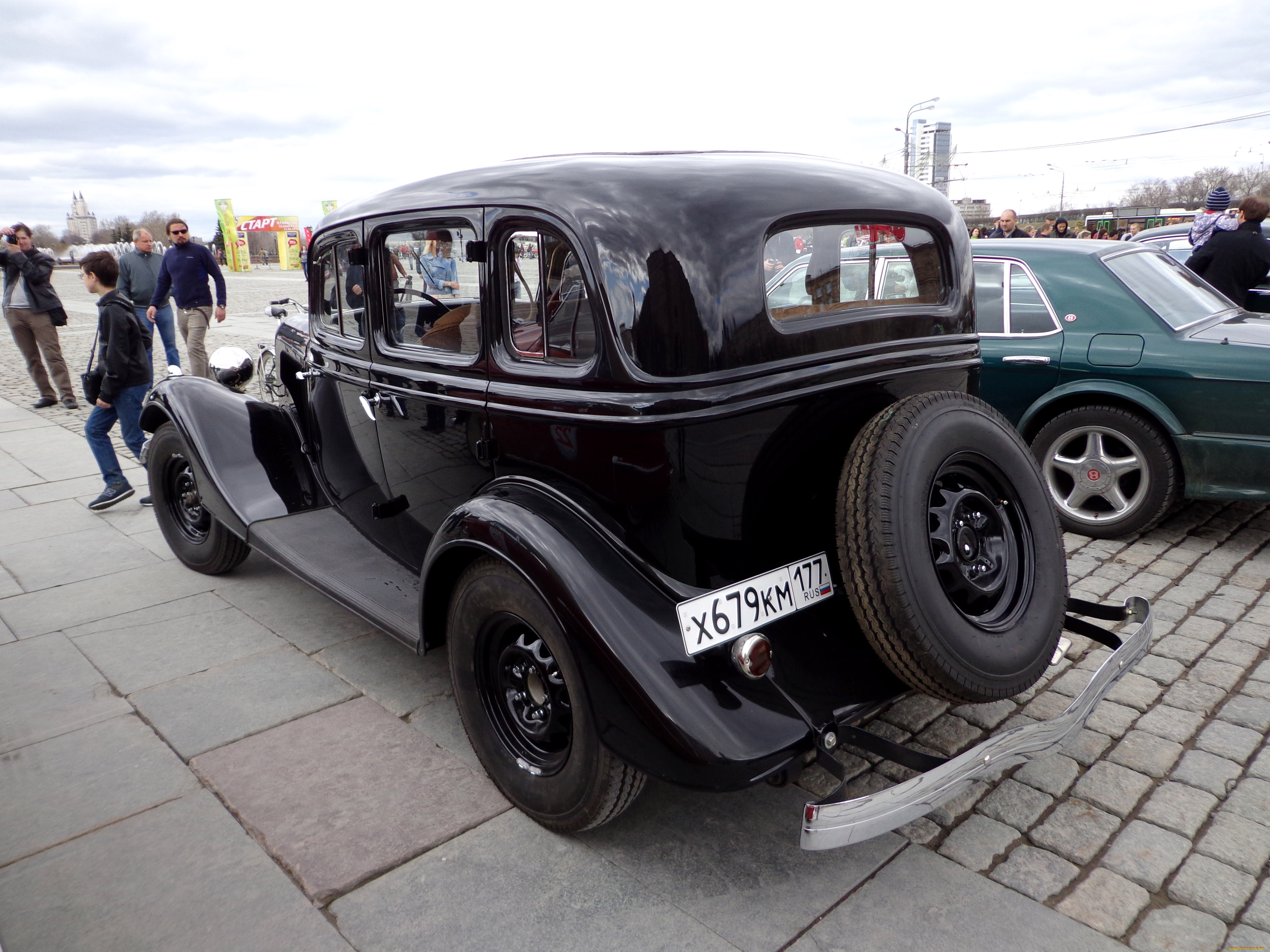 автомобили, выставки, и, уличные, фото, chrysler, черный