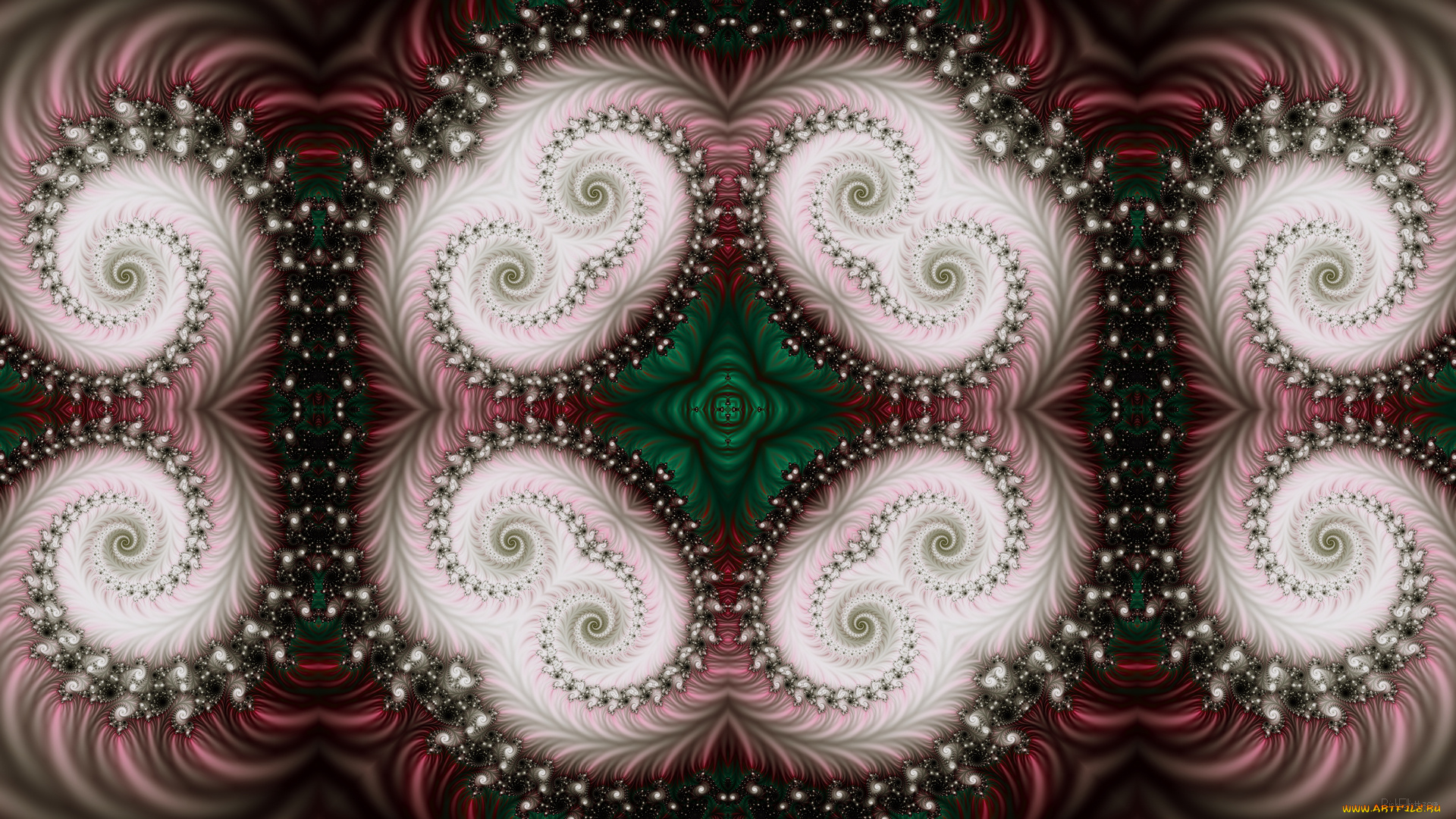 3д, графика, фракталы, , fractal, цвета, фон, узор