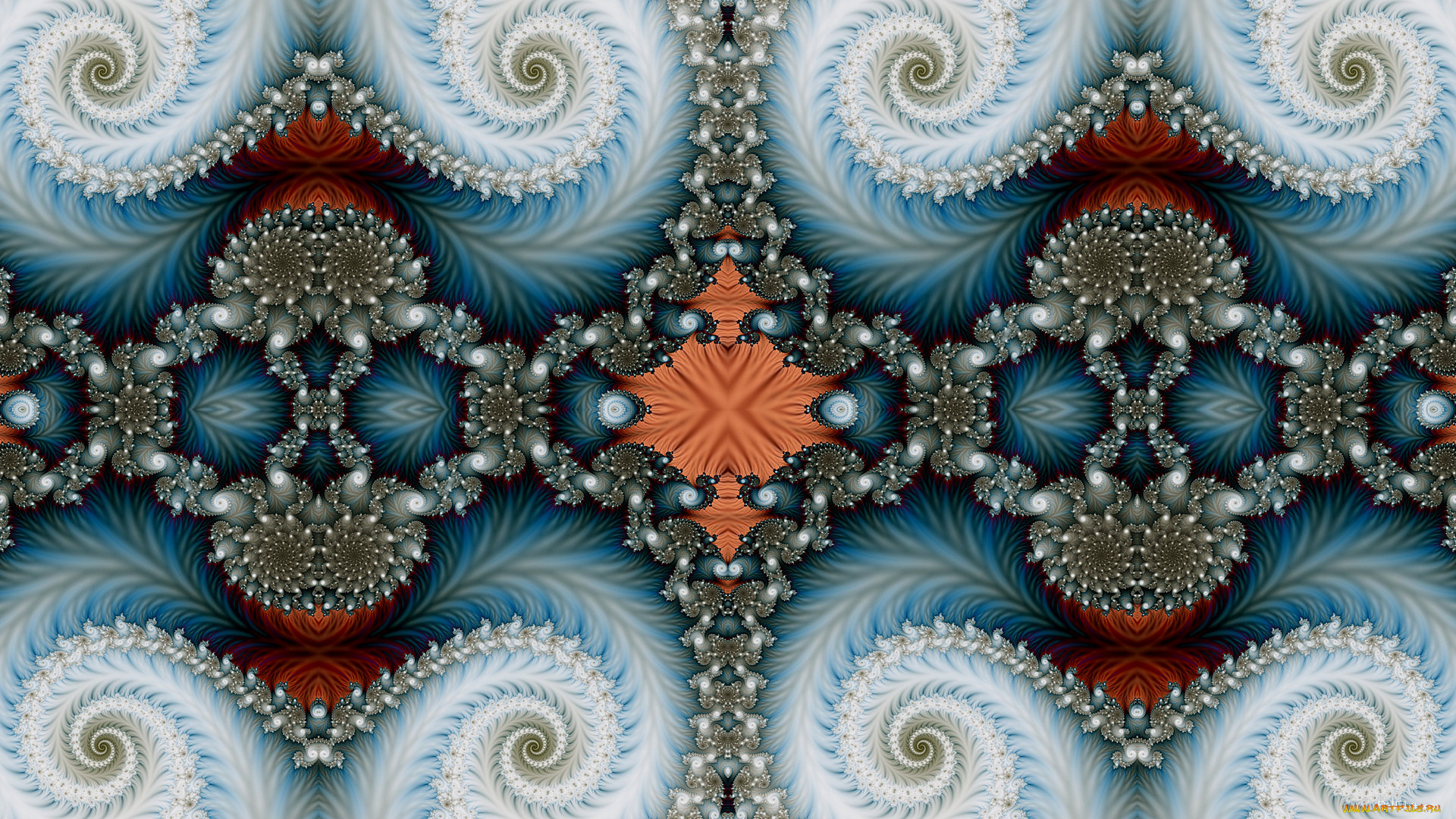 3д, графика, фракталы, , fractal, цвета, фон, узор