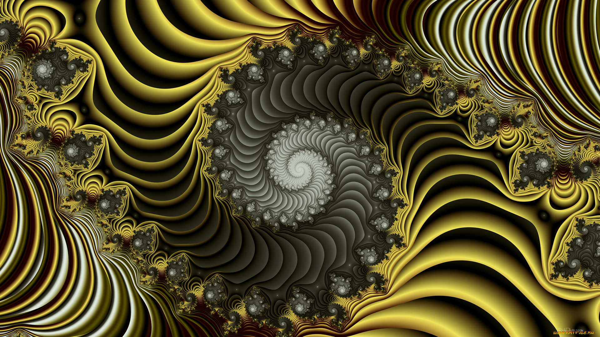 3д, графика, фракталы, , fractal, узор, цвета, фон