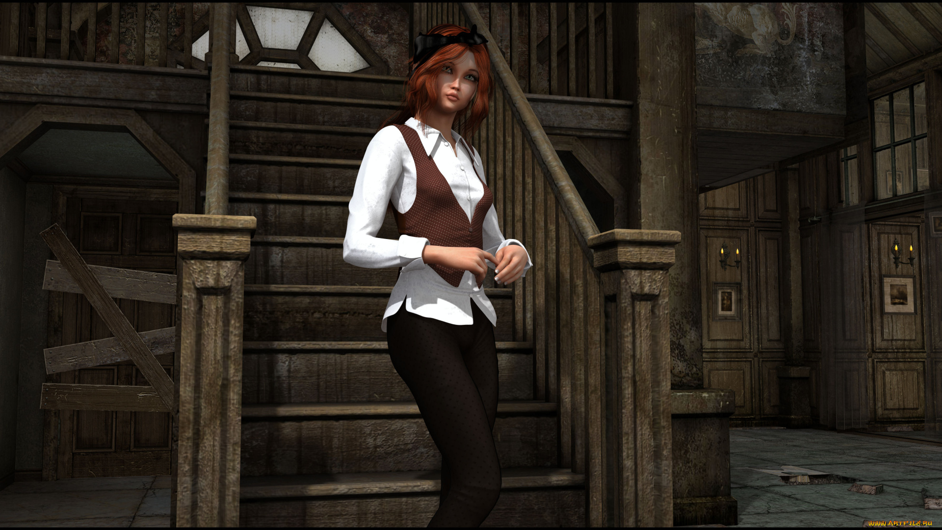 3д, графика, люди, , people, фон, девушка, взгляд