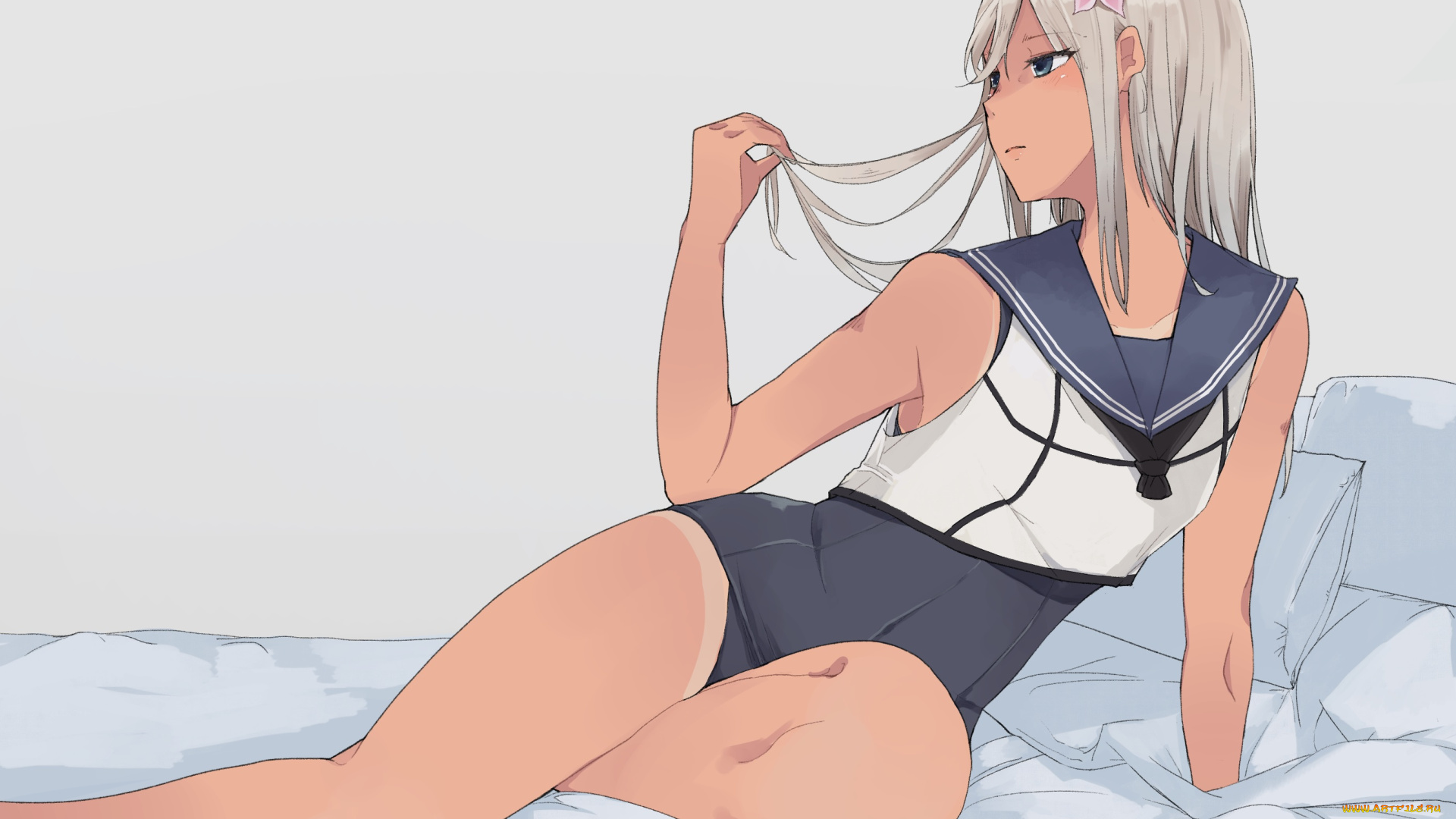 аниме, unknown, , другое, блондинка, девушка