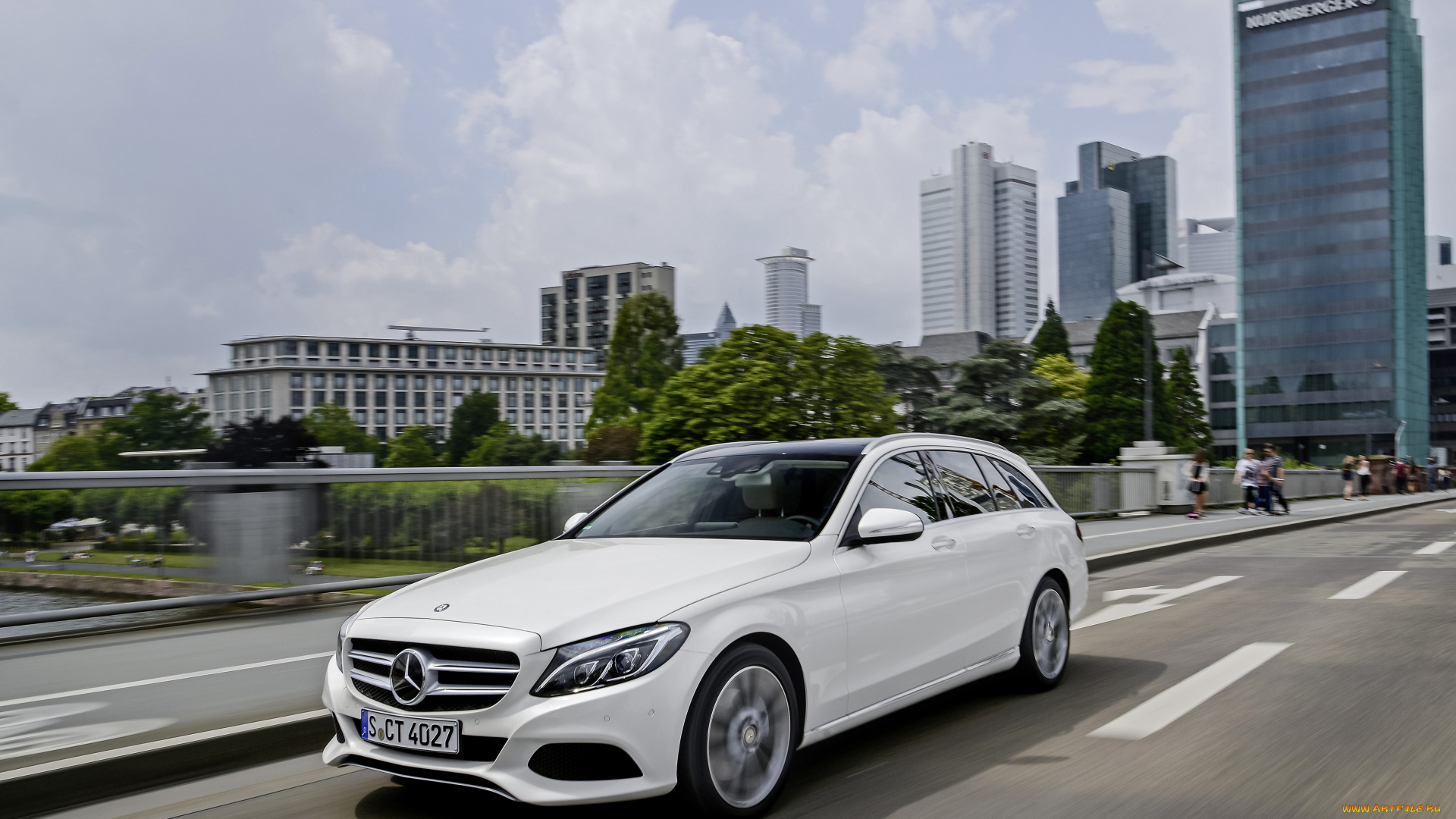 автомобили, mercedes-benz, c, 300, bluetec, hybrid, avantgarde, line, estate, s205, 2014г, светлый