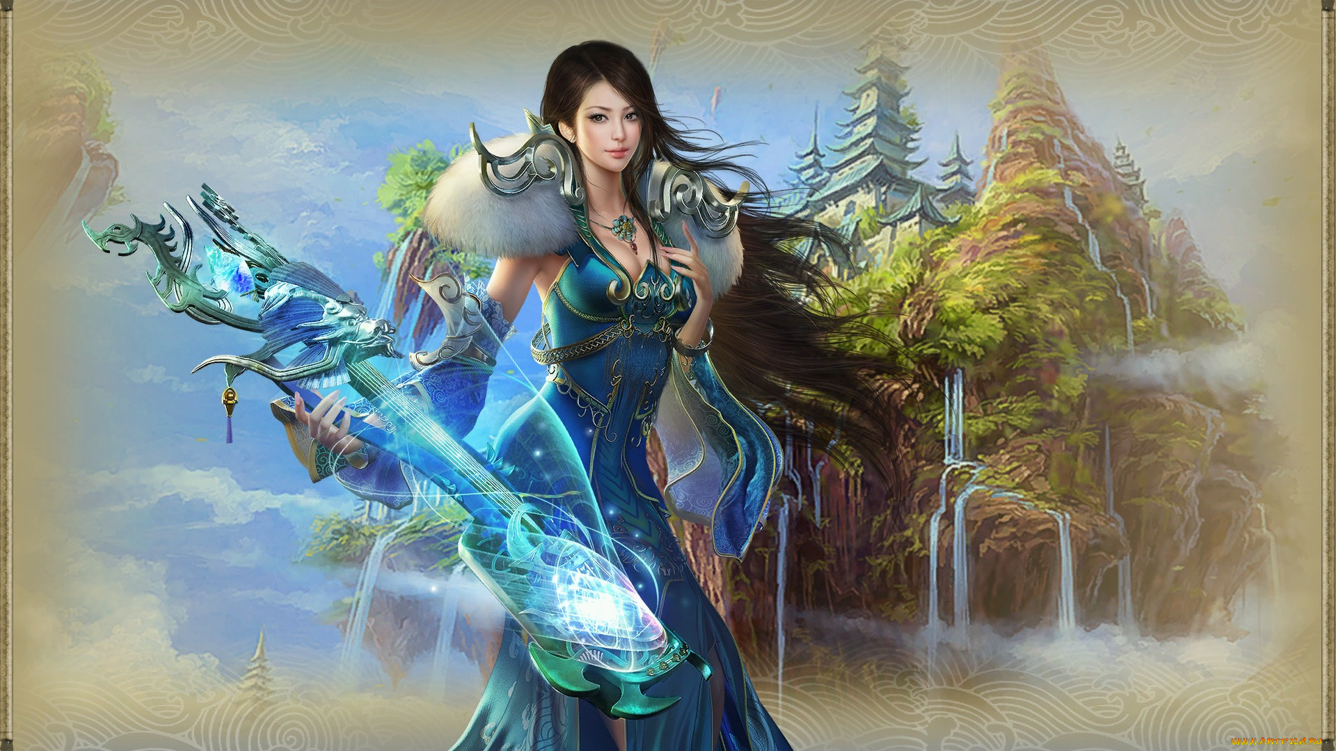 видео, игры, ~~~другое~~~, девушка, музыка, игра, zhu, xian, 3