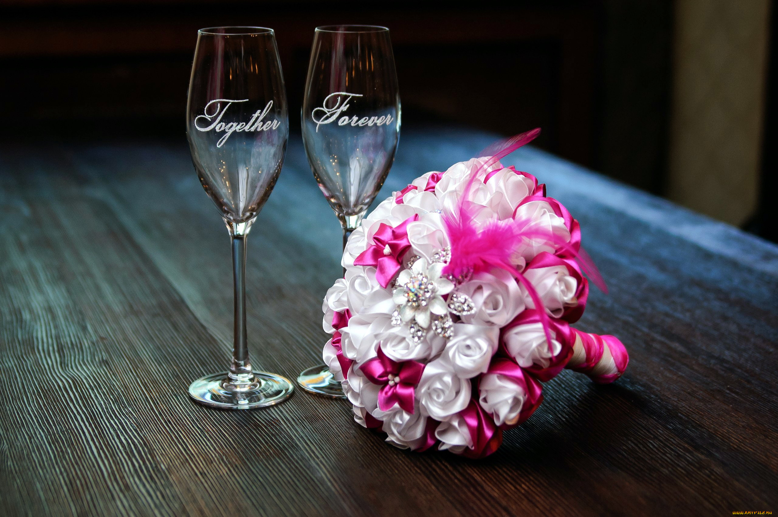 разное, ремесла, , поделки, , рукоделие, искусственный, букет, бокалы