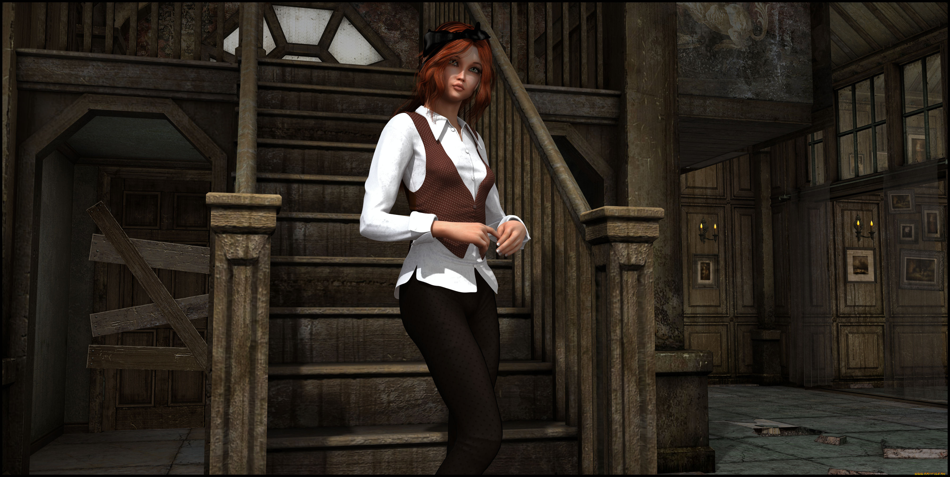 3д, графика, люди, , people, фон, девушка, взгляд