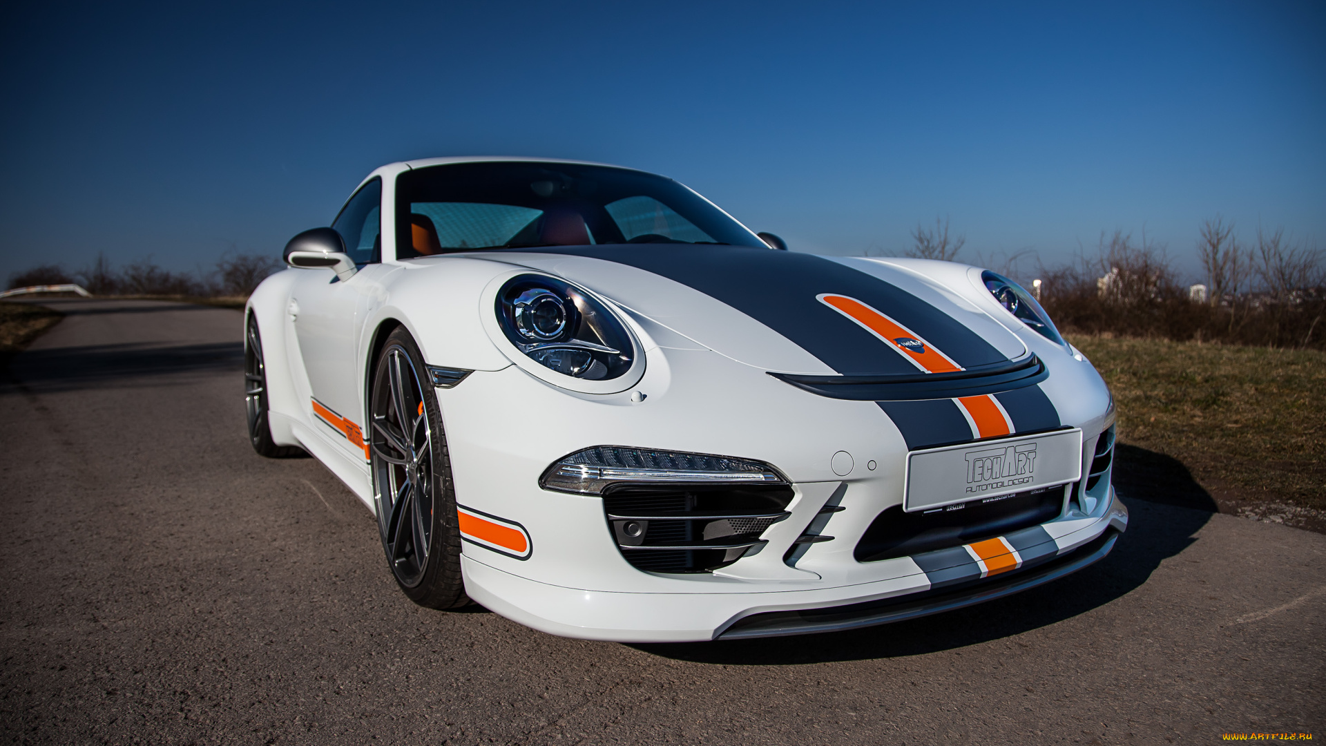 автомобили, porsche, coupe, carrera, 4, 911, techart