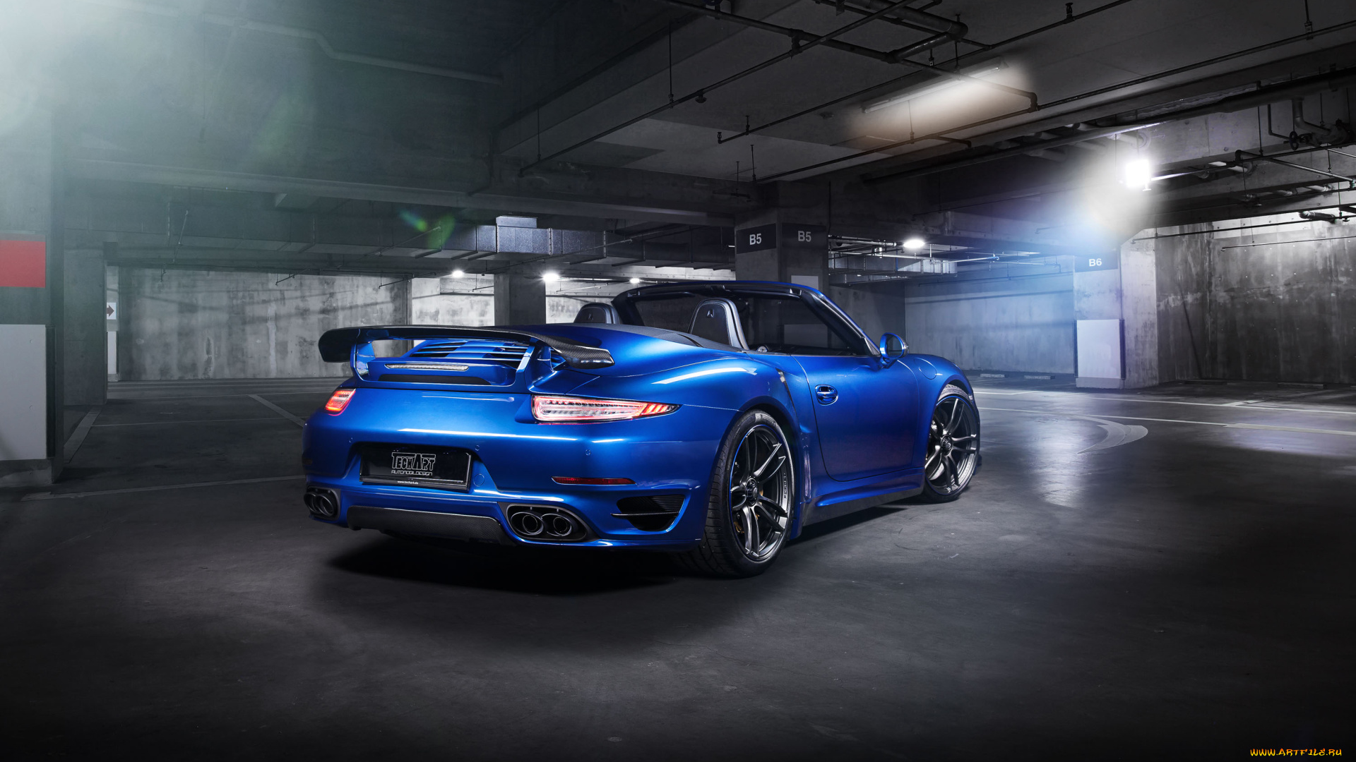 автомобили, porsche, techart, 911, cabriolet, turbo