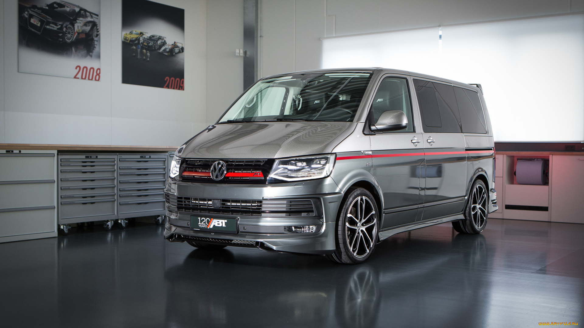 автомобили, volkswagen, t6, 2016г, abt, multivan