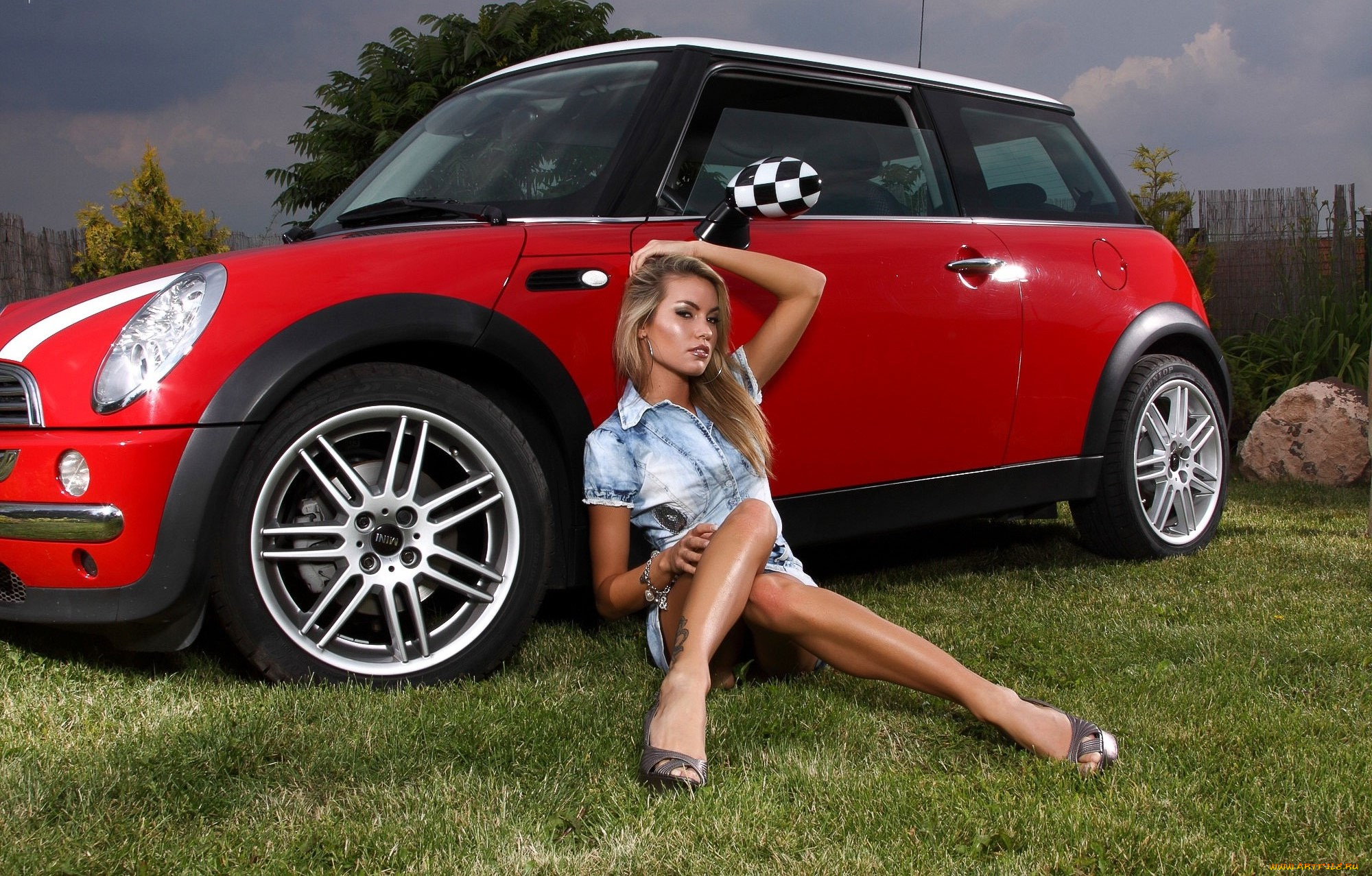 автомобили, -авто, с, девушками, девушка, автомобиль, фон, взгляд