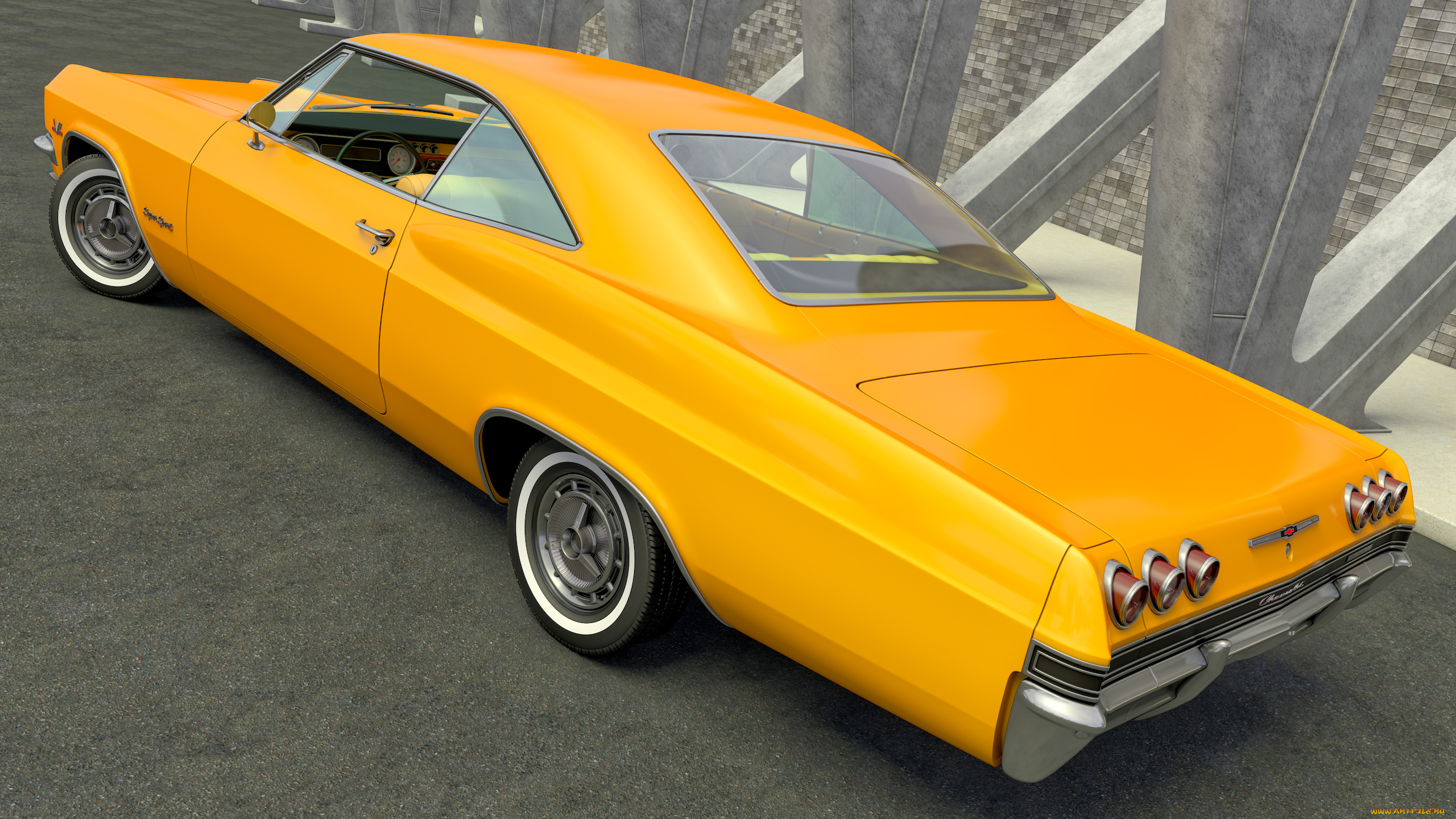 автомобили, 3д, автомобиль, фон